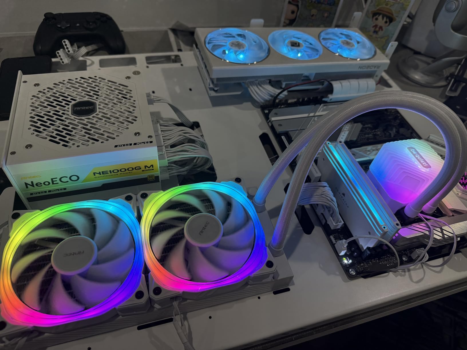 be quiet! Light Loop 360mm | All in One Water Cooling System | Customizable ARGB CPU Cooler with Hub | Quiet Water Cooler | Black | BW022 - Customer Photo 2