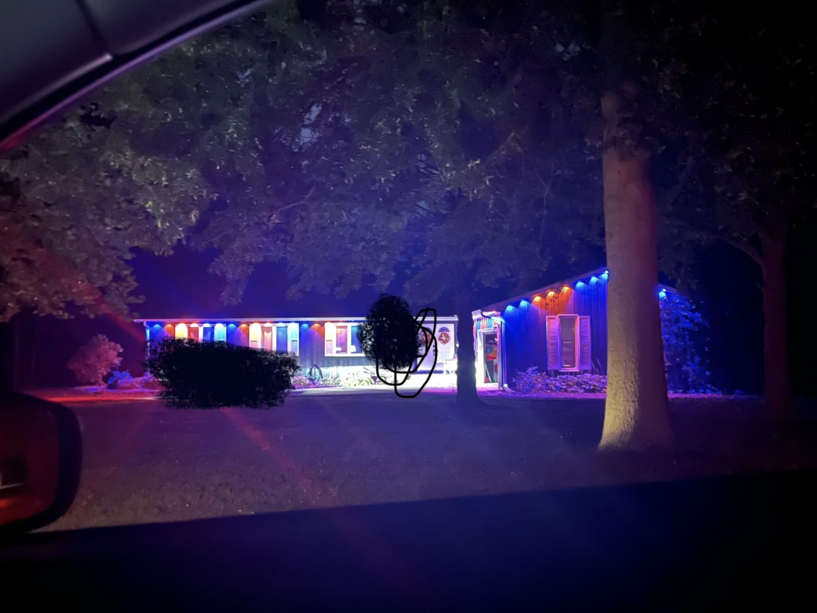 Lepro E1 AI Permanent Outdoor Lights APP Control, 100ft 60 LED Smart RGB+IC+Warm/Cool White House Eave Light for Halloween Christmas, Alexa Google Enabled, 2.4 GHz WiFi/Bluetooth, NO Remote Controller - Customer Photo 1