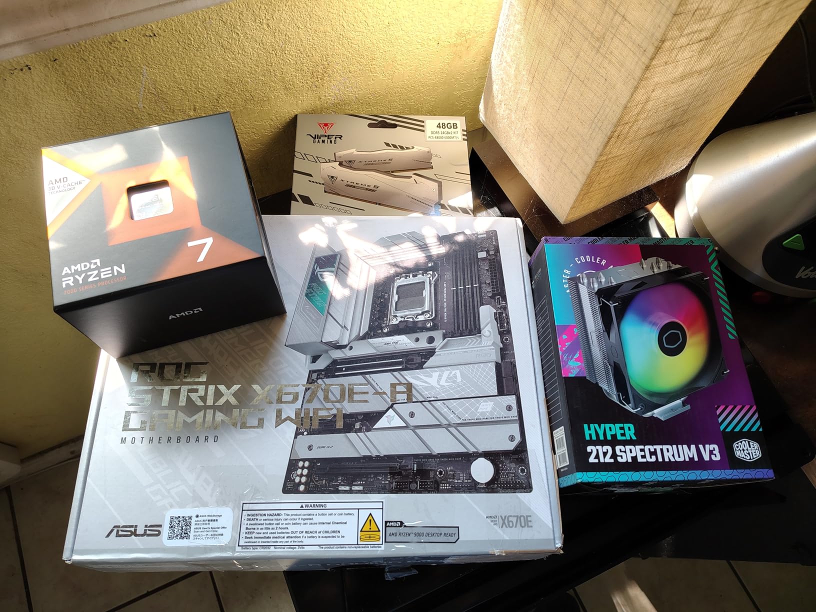 ASUS ROG Strix X870E-E Gaming WiFi AMD AM5 X870 ATX Motherboard 18+2+2 Power Stages, Dynamic OC Switcher, Core Flex, DDR5 AEMP, WiFi 7, 5X M.2, PCIe® 5.0, Q-Release Slim, USB4®, AI OCing & Networking Customer Review ASUS ROG Strix X870E-E Gaming WiFi AMD AM5 X870 ATX Motherboard 18+2+2 Power Stages, Dynamic OC Switcher, Core Flex, DDR5 AEMP, WiFi 7, 5X M.2, PCIe® 5.0, Q-Release Slim, USB4®, AI OCing & Networking - Customer Photo 2