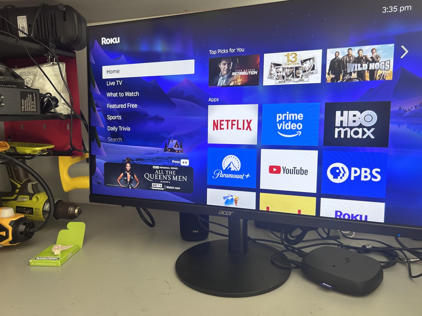 Roku Ultra - Ultimate Streaming Player - 4K Streaming Device for TV with HDR10+, Dolby Vision & Atmos - Bluetooth & Wi-Fi 6- Rechargeable Voice Remote Pro with Backlit Buttons - Free & Live TV - Customer Photo 1