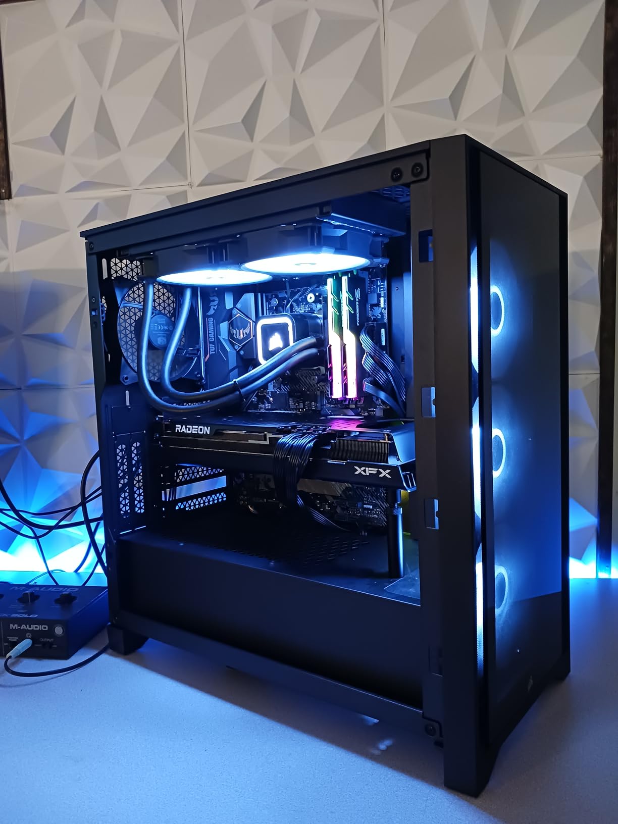 CORSAIR Nautilus 360 RS ARGB Liquid CPU Cooler – 360mm AIO – Low-Noise – Direct Motherboard Connection – Daisy-Chain – Intel LGA 1851/1700, AMD AM5/AM4 – 3X RS120 ARGB Fans Included – Black - Customer Photo 2