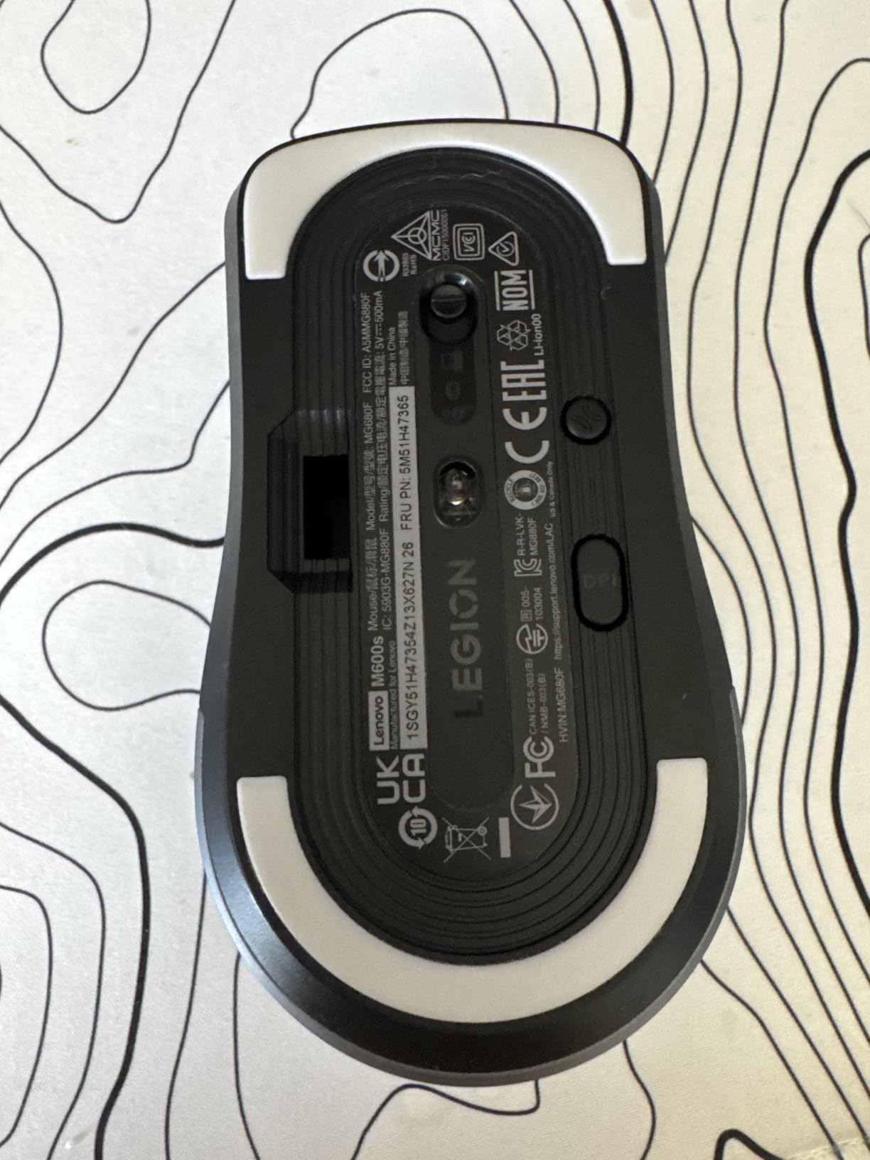 Lenovo Legion M410 Wireless RGB Gaming Mouse – 6 Button Palm Grip Mouse with 16,000 DPI, 53 Hour Rechargeable Battery, 2-Zone RGB Lighting, NVIDIA Reflex Compatible Customer Review Lenovo Legion M410 Wireless RGB Gaming Mouse – 6 Button Palm Grip Mouse with 16,000 DPI, 53 Hour Rechargeable Battery, 2-Zone RGB Lighting, NVIDIA Reflex Compatible - Customer Photo 2