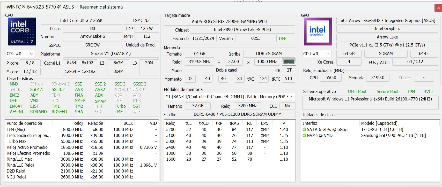 Intel Core Ultra 7 Desktop Processor 265K - 20 cores (8 P-cores + 12 E-cores) up to 5.5 GHz - Customer Photo 1