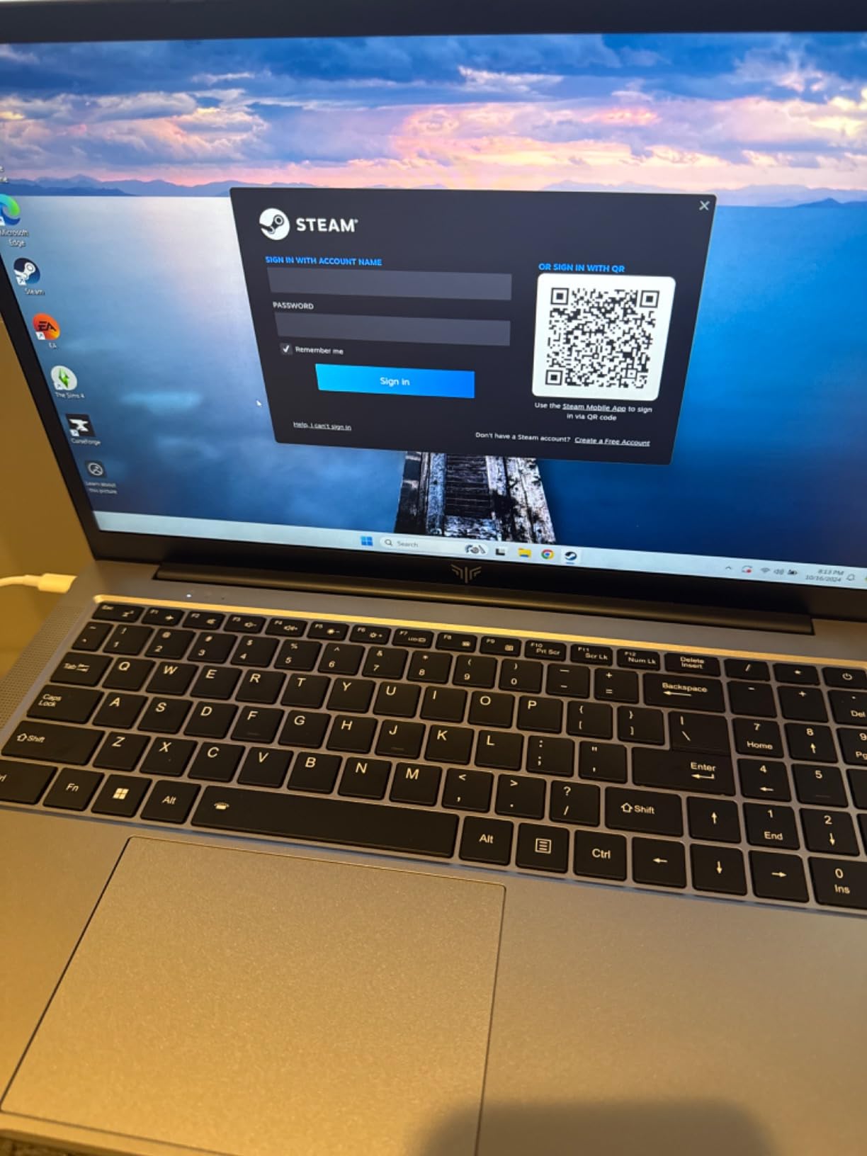 KAIGERR Gaming Laptop, Laptop with AMD Ryzen 7 5700U (8C/16T, Up to 4.3GHz), 16GB RAM 512GB NVMe SSD Laptop Computer, Radeon RX Vega 8 Graphics, 16.1-inch FHD Display, WiFi 6, 53Wh Battery, Backlit KB - Customer Photo 2