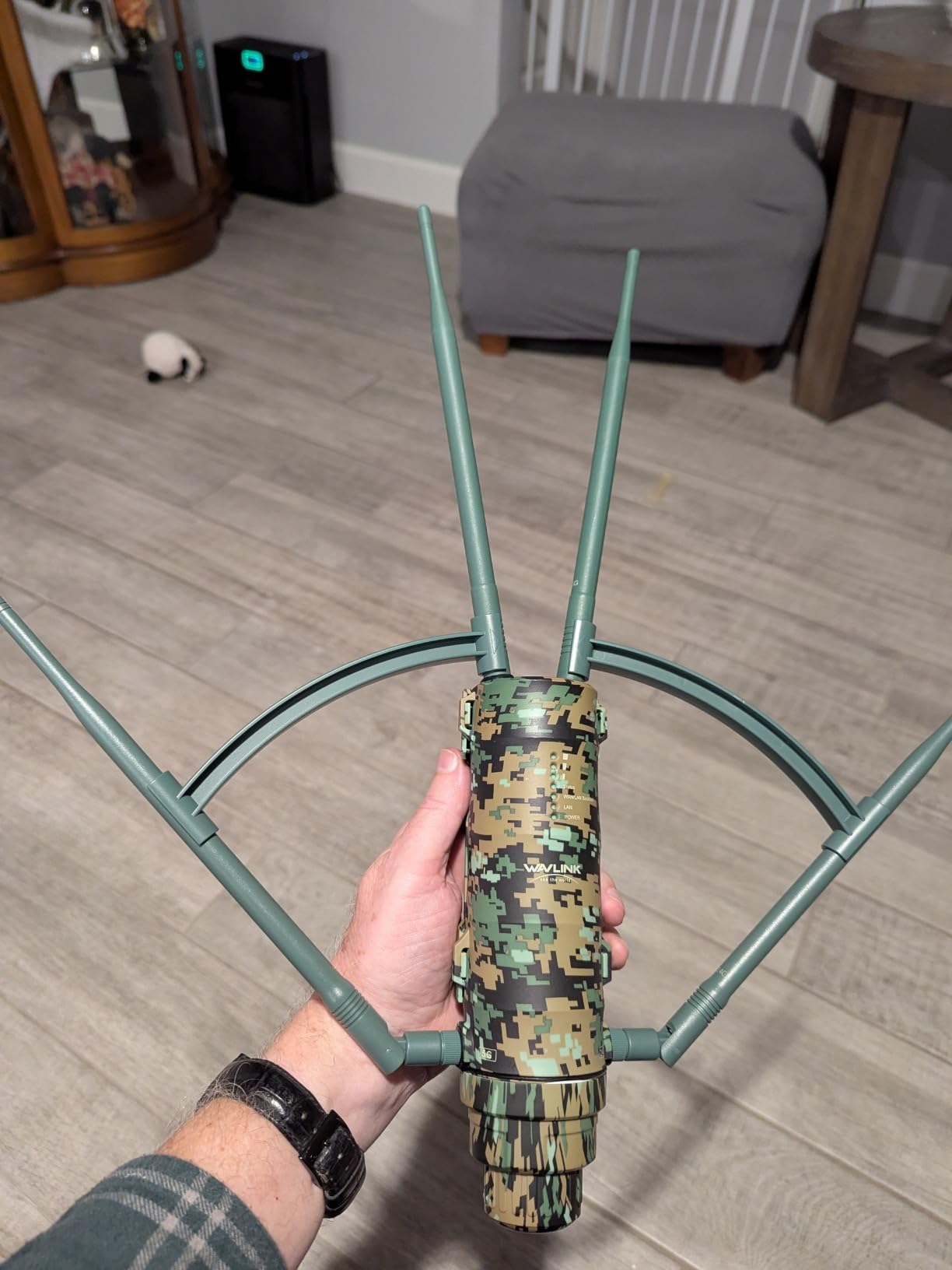 WAVLINK AC1200 Outdoor WiFi Extender, High Power Long Range Signal Booster with PoE Power, 2 Gigabit Port, Dual Band 2.4GHz+5GHz ,Supports Router/AP/Repeater Modes for Home, RV, Camera - Customer Photo 2