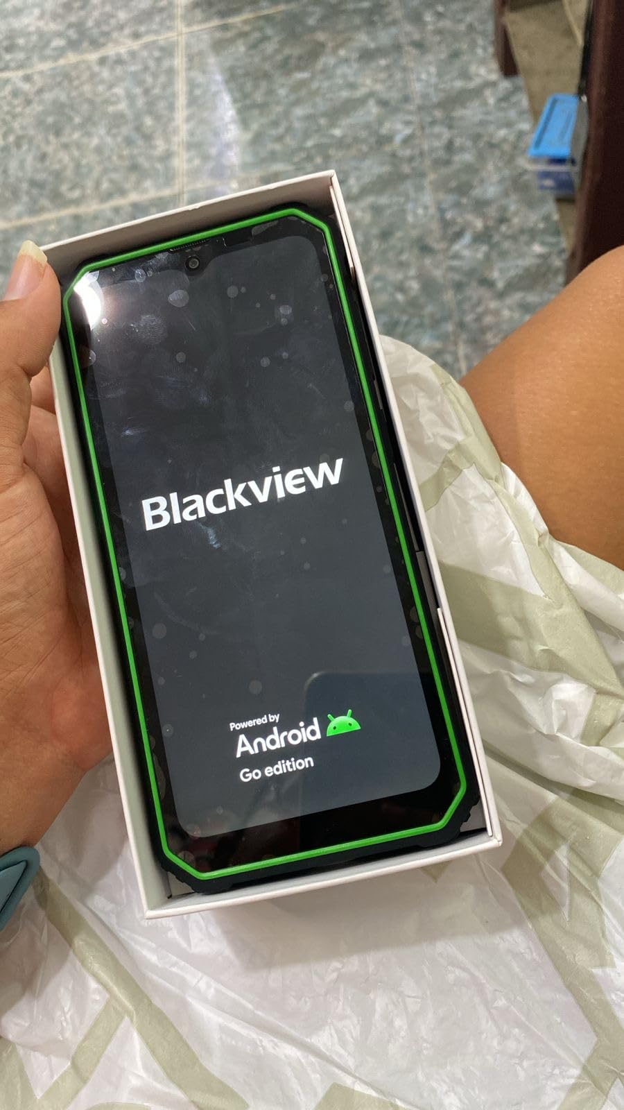 Blackview BV4800 Rugged Phone Unlocked, IP69K Waterproof Unlocked Smartphone, 4GB+32GB/SD 2TB, 6.56''HD+Display, 5180mAh Battery, 4G Dual SIM, 3 Card Slots, Glove Mode, Face ID, GPS,T-mobile Cellphone Customer Review Blackview BV4800 Rugged Phone Unlocked, IP69K Waterproof Unlocked Smartphone, 4GB+32GB/SD 2TB, 6.56''HD+Display, 5180mAh Battery, 4G Dual SIM, 3 Card Slots, Glove Mode, Face ID, GPS,T-mobile Cellphone - Customer Photo 1