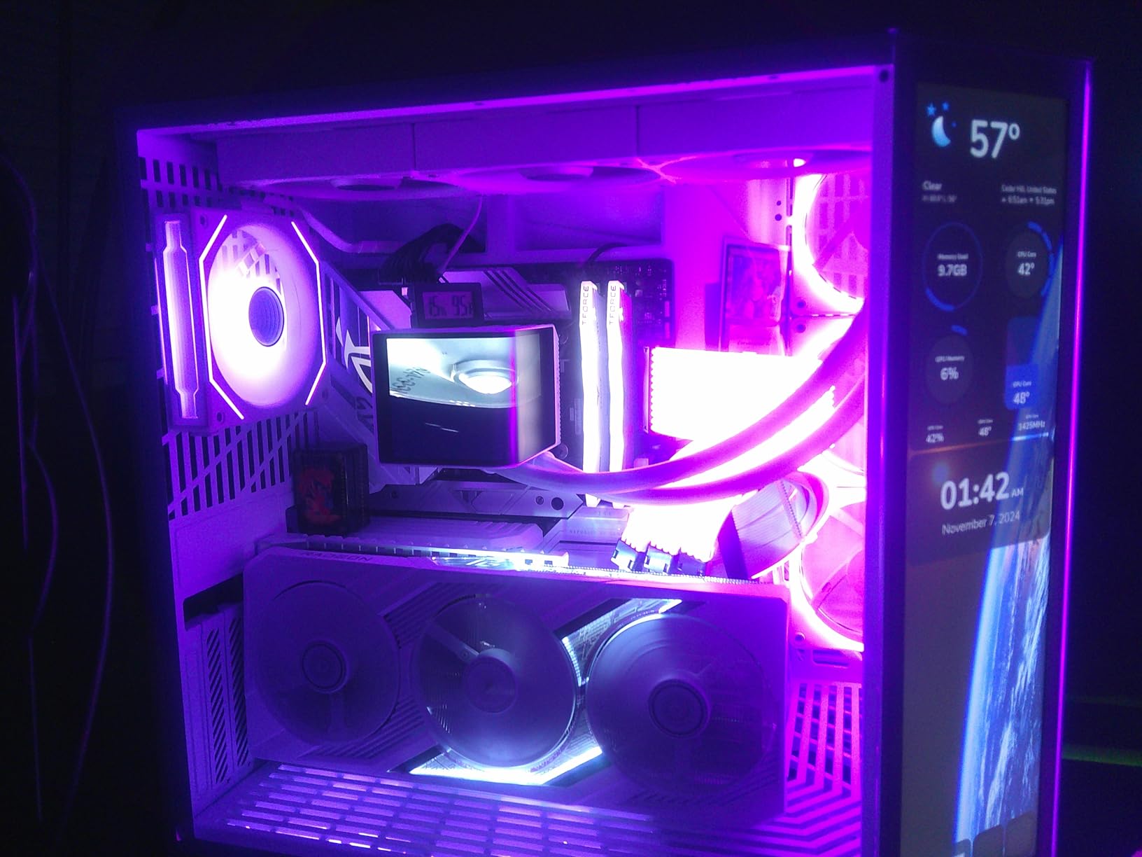 ASUS ROG STRIX Z890-A GAMING WIFI Z890 LGA 1851 ATX motherboard, Intel® Core™ Ultra Series 2 Ready, Advanced AI PC-ready, 16+2+1+2 stages, DDR5, WiFi 7, 2.5G, 5x M.2, Thunderbolt™ 4, USB Type-C, AI OC Customer Review ASUS ROG STRIX Z890-A GAMING WIFI Z890 LGA 1851 ATX motherboard, Intel® Core™ Ultra Series 2 Ready, Advanced AI PC-ready, 16+2+1+2 stages, DDR5, WiFi 7, 2.5G, 5x M.2, Thunderbolt™ 4, USB Type-C, AI OC - Customer Photo 4