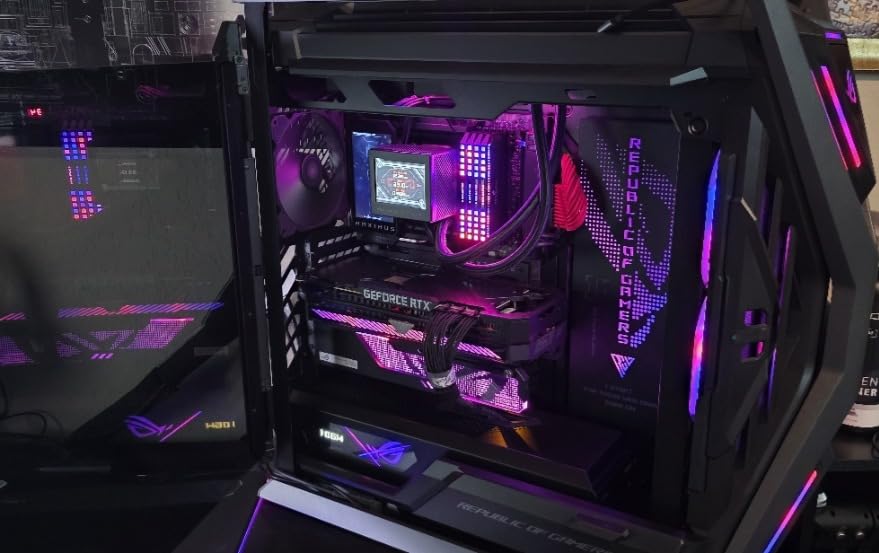 ASUS ROG Maximus Z890 Hero Intel® Z890 LGA 1851 ATX Motherboard, Advanced AI PC-Ready, 22+2+1+2 Stages, DDR5, WiFi 7, 3X PCIe® 5.0 M.2, Thunderbolt™ 4, USB Type-C®, AI Overclocking/Cooling/Networking Customer Review ASUS ROG Maximus Z890 Hero Intel® Z890 LGA 1851 ATX Motherboard, Advanced AI PC-Ready, 22+2+1+2 Stages, DDR5, WiFi 7, 3X PCIe® 5.0 M.2, Thunderbolt™ 4, USB Type-C®, AI Overclocking/Cooling/Networking - Customer Photo 3