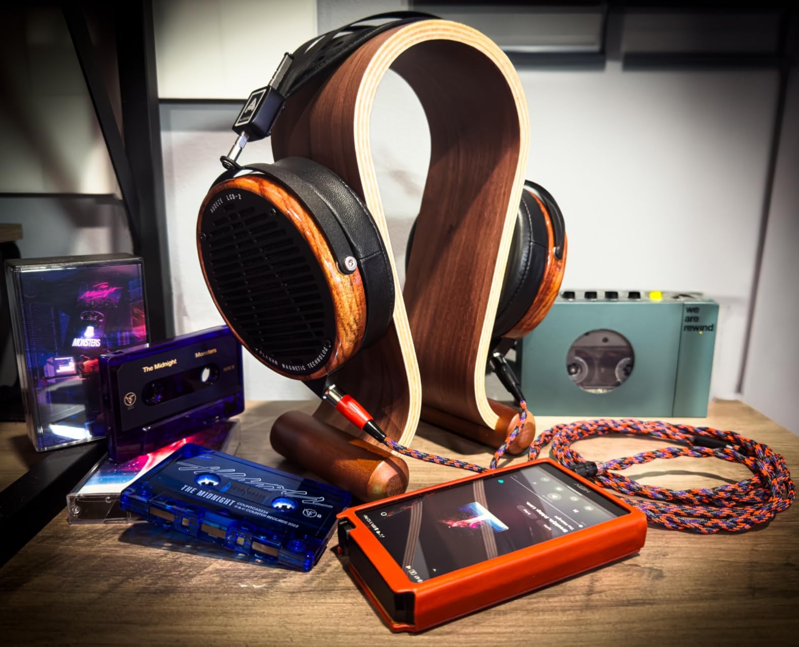 Audeze LCD-2 High Performance Audiophile Open Back Over Ear Headphones (Padauk Wood) - Customer Photo 1