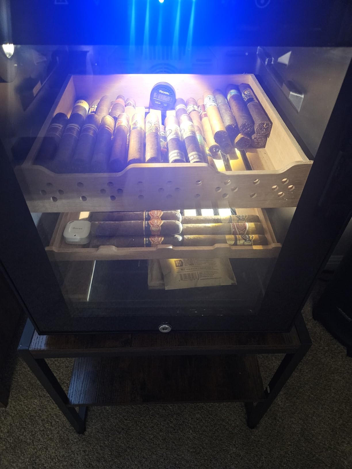 24 Inch Upgraded Three-Drawer Beverage Fridge, Weather Proof Outdoor Stainless Steel Beverage Refrigerator, Under Counter Built-in Beverage Cooler for Home & Commercial Use - Customer Photo 2