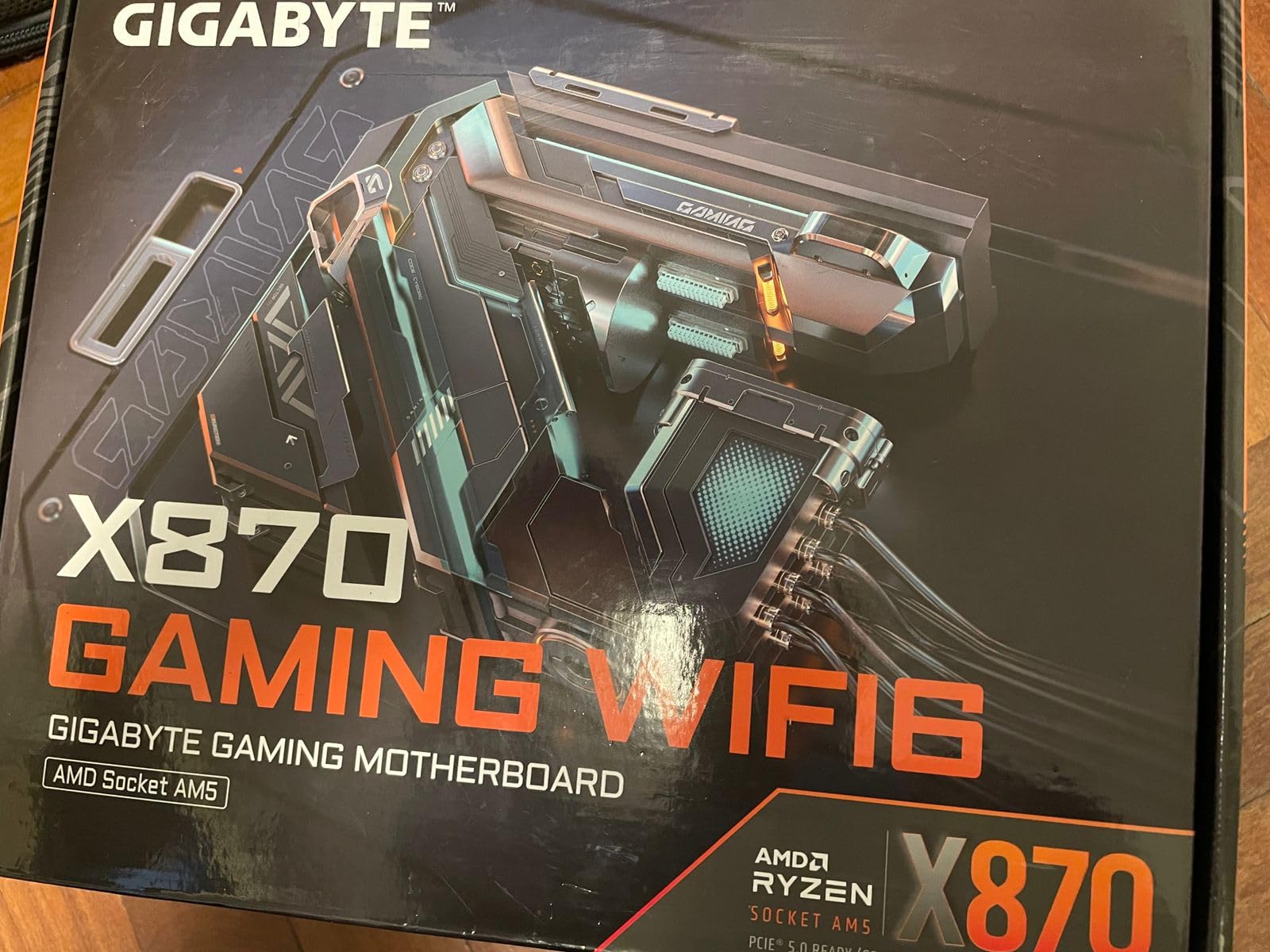 GIGABYTE X870 Gaming WIFI6 AMD AM5 LGA 1718 Motherboard, ATX, DDR5, 3X M.2, PCIe 5.0, USB4, WiFi 6, 2.5GbE LAN, EZ-Latch, 5-Year Warranty Customer Review GIGABYTE X870 Gaming WIFI6 AMD AM5 LGA 1718 Motherboard, ATX, DDR5, 3X M.2, PCIe 5.0, USB4, WiFi 6, 2.5GbE LAN, EZ-Latch, 5-Year Warranty - Customer Photo 1