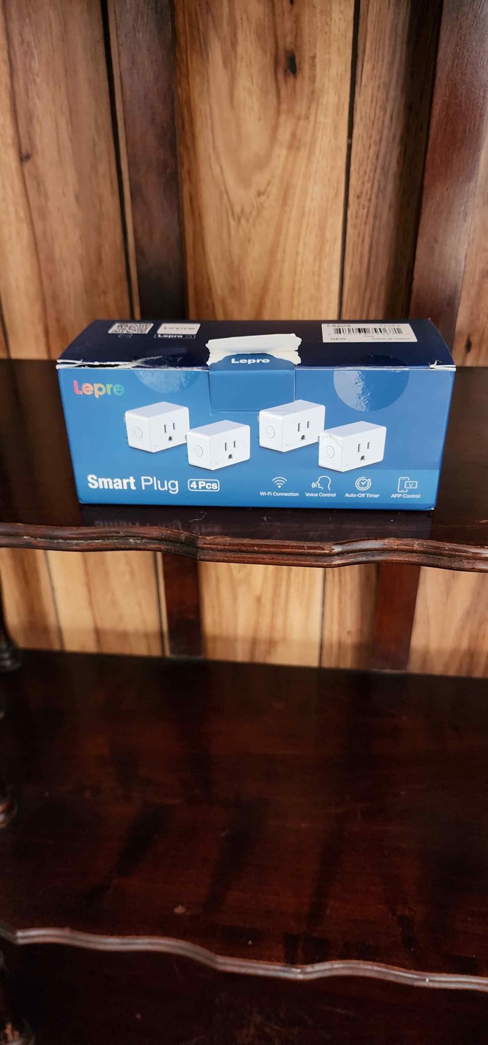 Lepro P1 Smart Plug Mini 15A, Smart WiFi Bluetooth Outlets Work with Alexa & Google Assistant, Voice/APP Control, Safety Lock, Schedule & Group Controller, 2.4G WiFi Only, ETL & FCC Certified, 4-Pack - Customer Photo 1