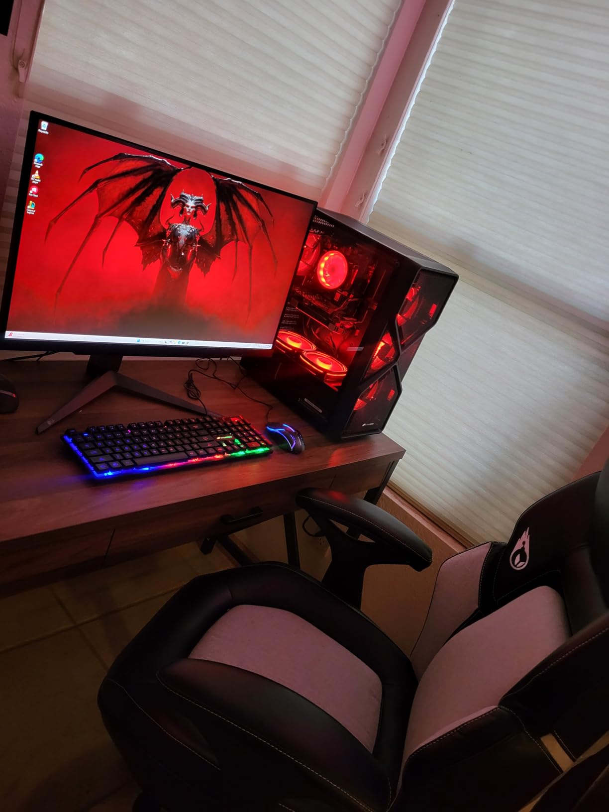 STGAubron Gaming PC Computer Desktop, GeForce RTX 2060 Super 8G, Intel Core I7 8th up to 4.1GHz, 16G DDR4, 1T SSD, WiFi 6 & BT 5.2, RGB Fan x6, Windows 11 Home - Customer Photo 2