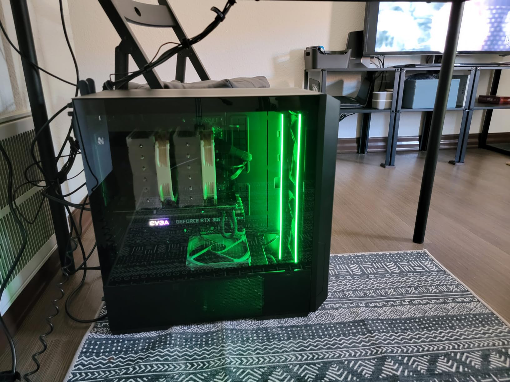 LIAN LI LANCOOL 207 Compact ATX RGB Gaming Computer Case, Airflow Optimized Mesh Panels Tower Chassis w/ 2x140mm ARGB,2x120mm PWM Fans Pre-Installed, USB Type-C Port, Tempered Glass Side Panel (Black) Customer Review LIAN LI LANCOOL 207 Compact ATX RGB Gaming Computer Case, Airflow Optimized Mesh Panels Tower Chassis w/ 2x140mm ARGB,2x120mm PWM Fans Pre-Installed, USB Type-C Port, Tempered Glass Side Panel (Black) - Customer Photo 1