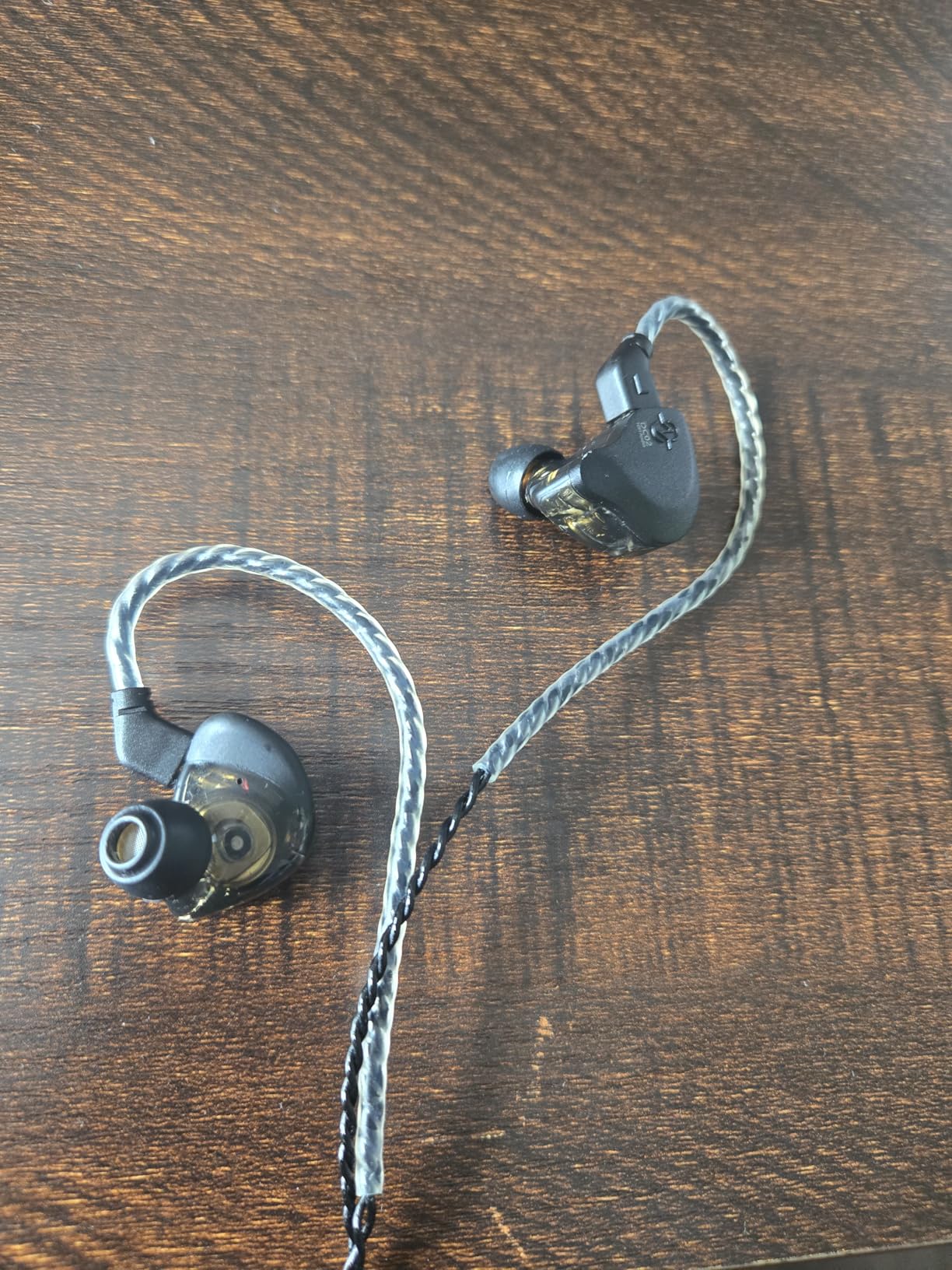 in Ear Monitor Headphones,CCZ DC02 In Ear Monitor Dual Magnetic Circuit DD Wired Earbuds ,Professional Hifi Earphone,Stereo Sound Gaming Earbud,IEM for Gaming,CCZ IEM Earphone for System(Black,No MIC) - Customer Photo 1