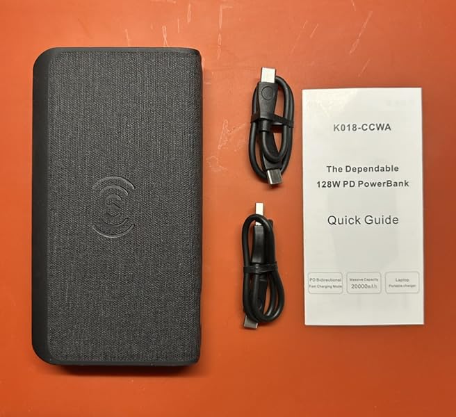 Portable Power Bank with Wireless Charging, 20000mAh, 100W PD Fast Charging, for MacBook Pro/Air, Dell XPS, iPhone 16/15/14, Galaxy S24, Steam Deck, AirPods, and More - Customer Photo 1