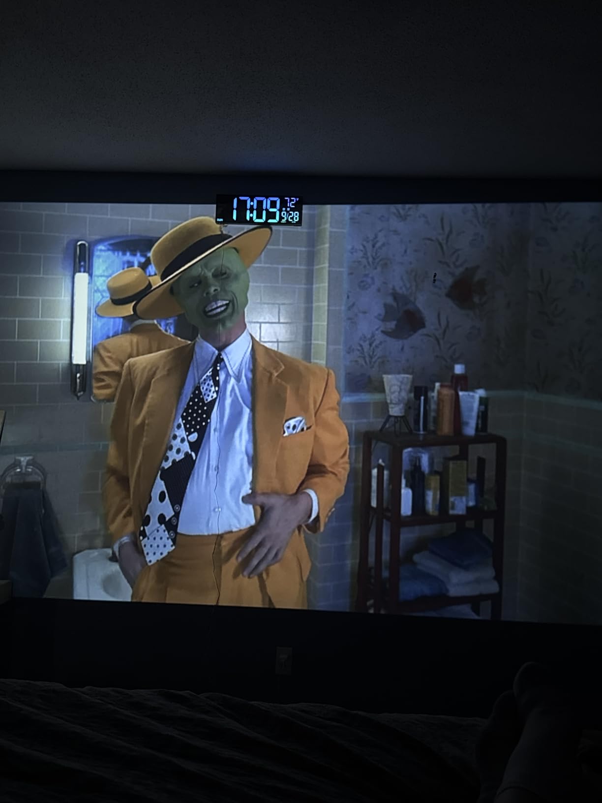 Official Licensed Google TV Smart Projector, HAPPRUN 4K UHD Home Theater with Dolby Sound, Wi-Fi & Bluetooth, Built-in Streaming Apps, Compatible with Games Consoles & Smartphone, Indoor & Outdoor Use Customer Review Official Licensed Google TV Smart Projector, HAPPRUN 4K UHD Home Theater with Dolby Sound, Wi-Fi & Bluetooth, Built-in Streaming Apps, Compatible with Games Consoles & Smartphone, Indoor & Outdoor Use - Customer Photo 1