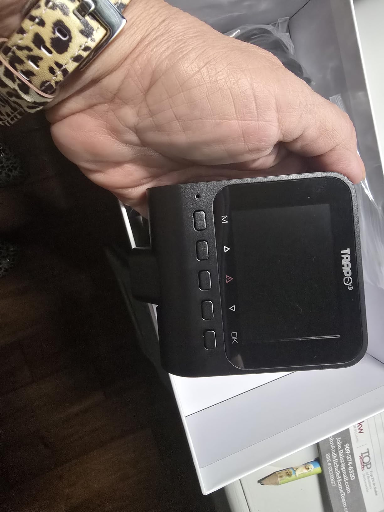 TRAPO I-Sight T-550 4K & 1080p Dash Cam Front and Camera with Built-in WiFi GPS, Smart Voice Control & Durable for Cold and Heat Resistant, App Access with Easy Transmission, 24/7 Parking Protection - Customer Photo 2