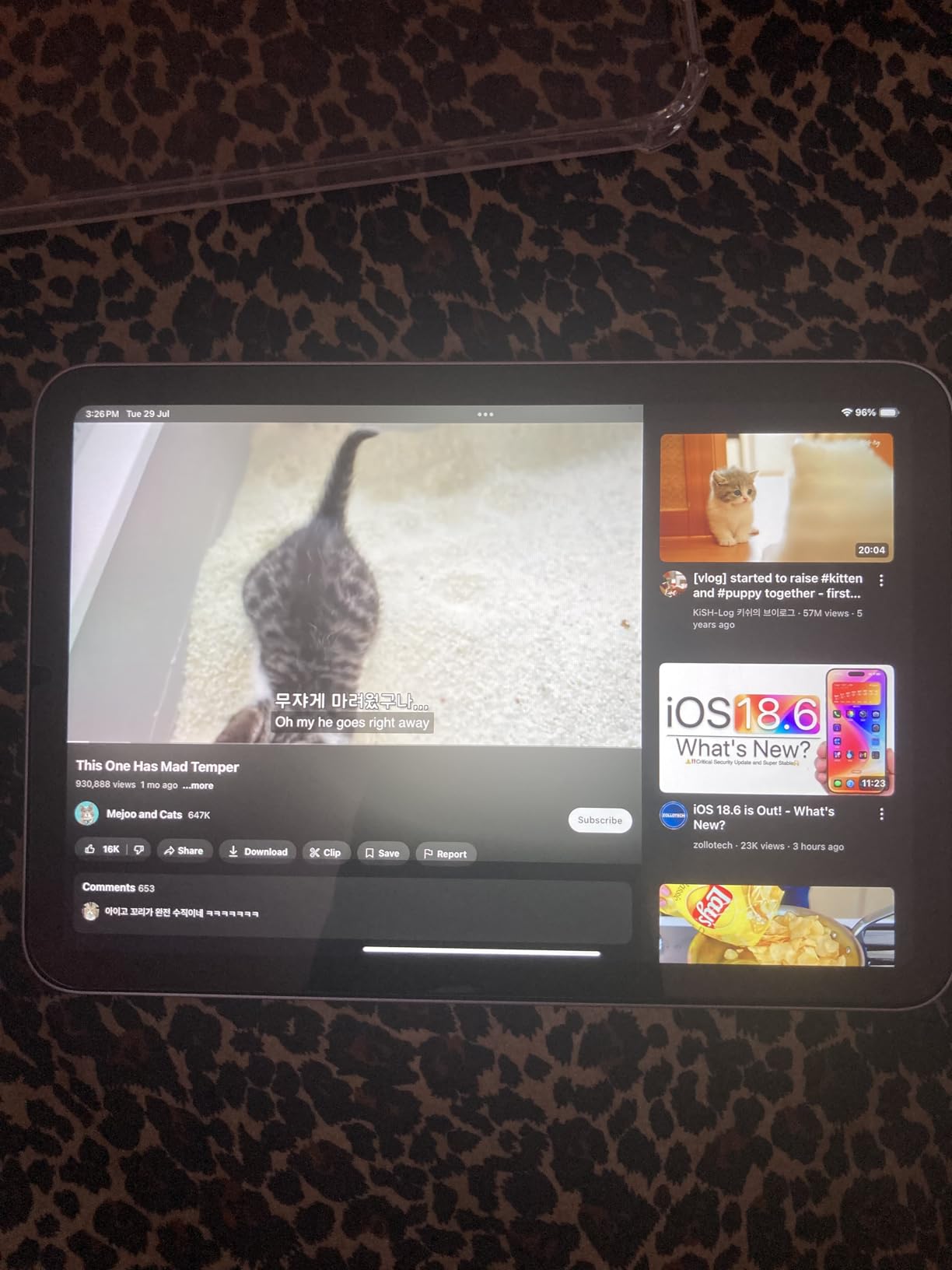 Apple iPad mini (A17 Pro): Apple Intelligence, 8.3-inch Liquid Retina Display, 128GB, Wi-Fi 6E, 12MP Front/12MP Back Camera, Touch ID, All-Day Battery Life — Purple - Customer Photo 3