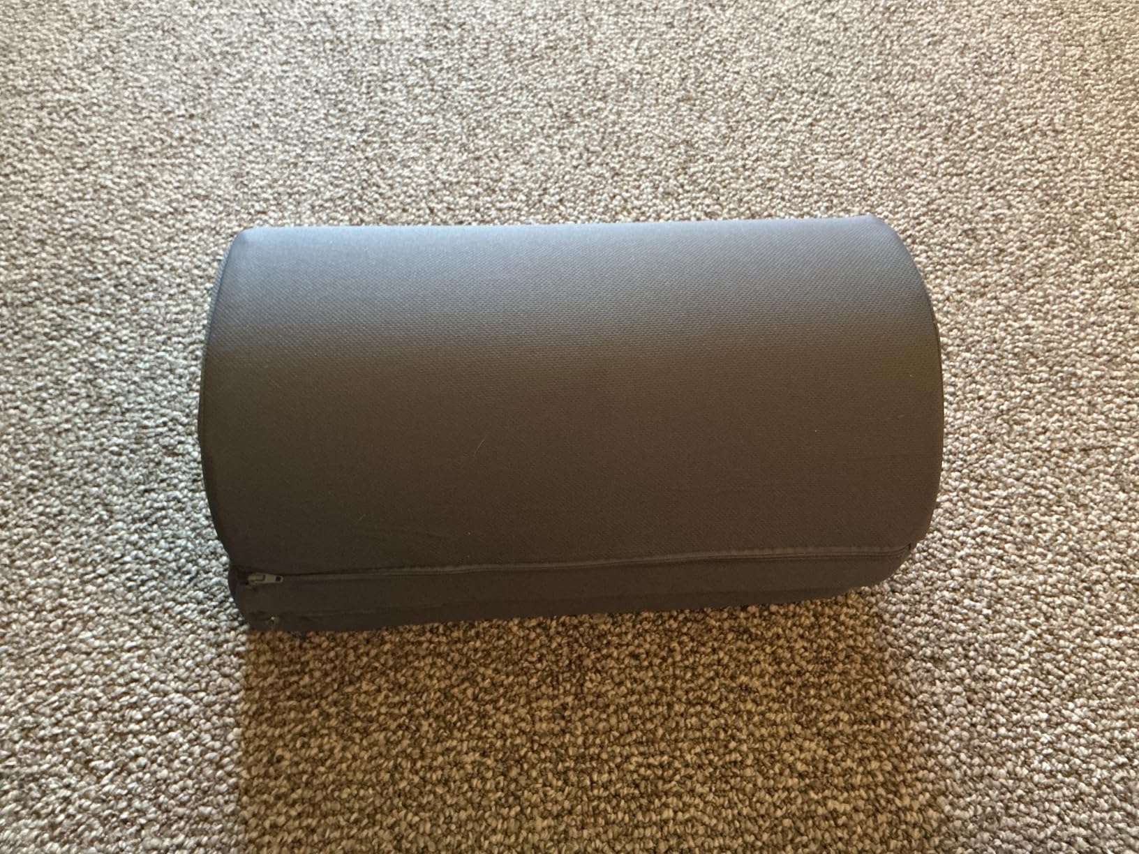 Foot Rest for Under Desk at Work, Gaming Accessories Foot Stool with 3 Adjustable Heights & Washable Cover, Comfortable Office Desk Accessories, Footrest for Office, Home and Car (Black) - Customer Photo 1