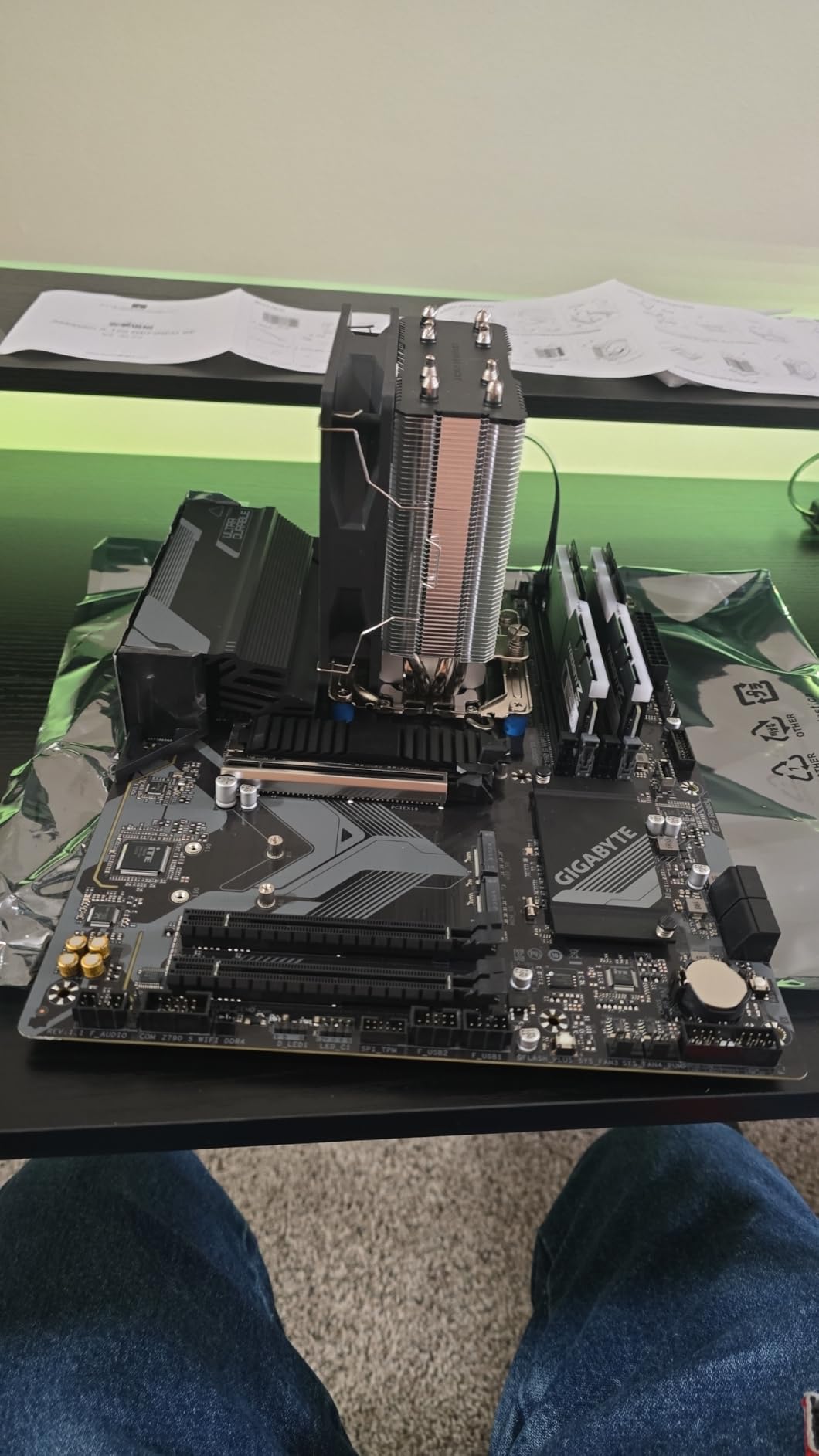 MICRO CENTER CPU Motherboard Intel i9-12900K 16-Cores LGA 1700 Gaming PC Desktop Processor up to 5.2 GHz with GIGABYTE Z790 Gaming Plus AX DDR5 Motherboard Customer Review MICRO CENTER CPU Motherboard Intel i9-12900K 16-Cores LGA 1700 Gaming PC Desktop Processor up to 5.2 GHz with GIGABYTE Z790 Gaming Plus AX DDR5 Motherboard - Customer Photo 1