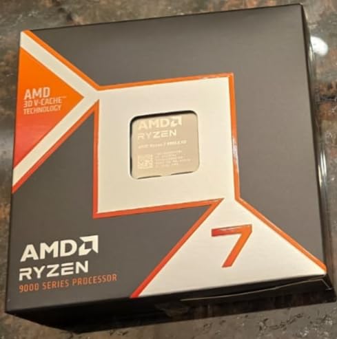 AMD RYZEN 7 9800X3D 8-Core, 16-Thread Desktop Processor Customer Review AMD RYZEN 7 9800X3D 8-Core, 16-Thread Desktop Processor - Customer Photo 2