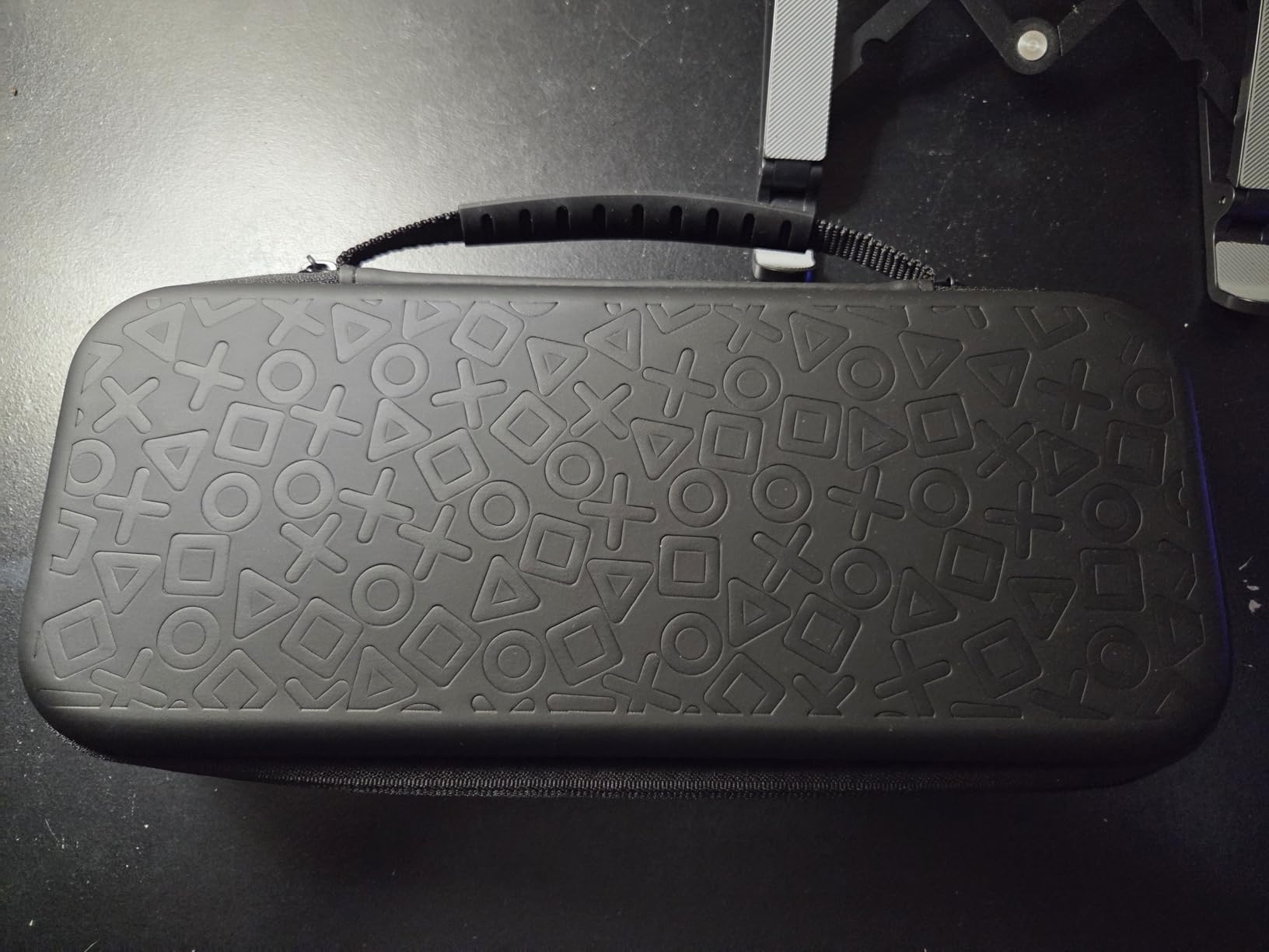 FUNLAB Accessories Bundle for PS Portal Case Compatible with Playstation Portal, Slim Carrying Case for Ps5 Portal with Silicone Protective Cover, Tempered Glass Screen Protector, 4 Thumb Grips - White - Customer Photo 2