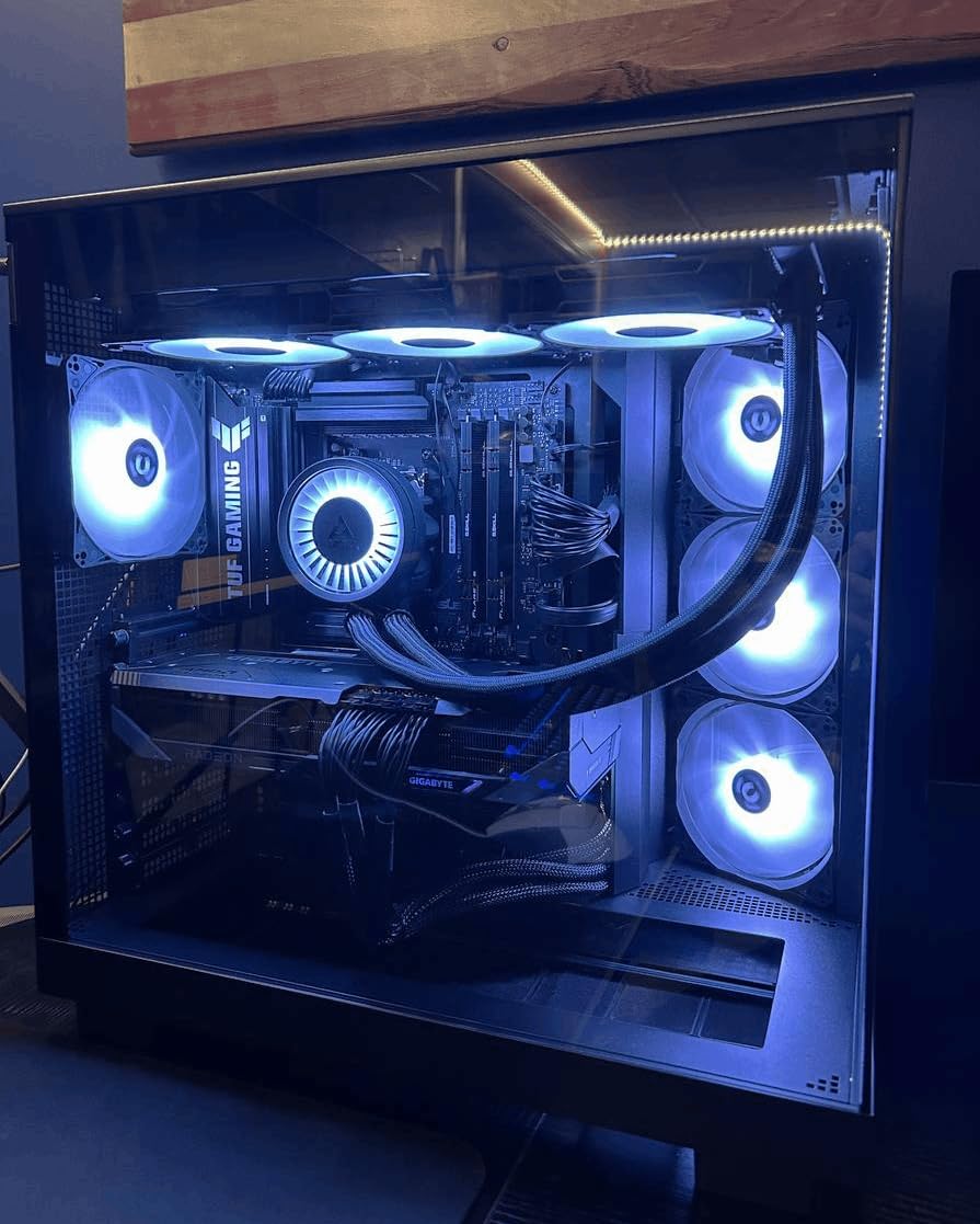 ARCTIC Liquid Freezer III Pro 360 A-RGB - AIO CPU Cooler, 3 x 120 mm Water Cooling, 38 mm Radiator, PWM Pump, VRM Fan, AMD AM5/AM4, Intel LGA1851/1700 Contact Frame - Black - Customer Photo 2