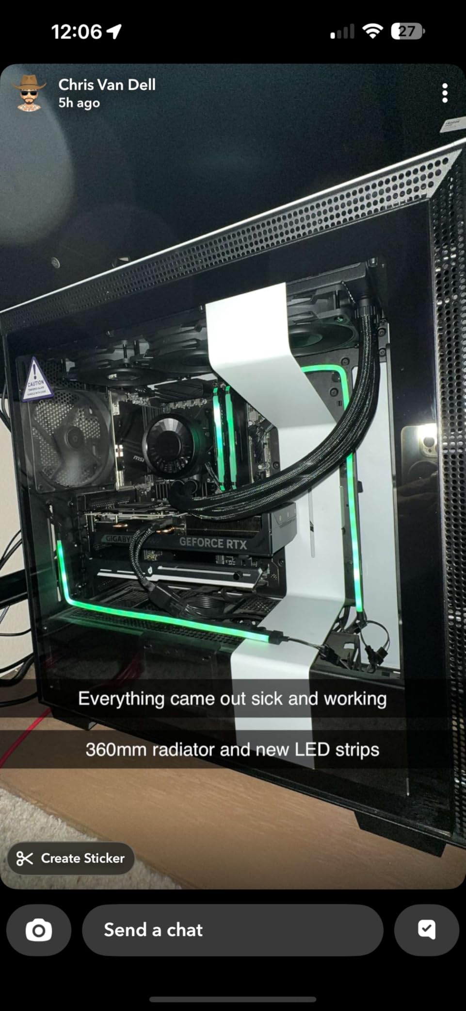 ARCTIC Liquid Freezer III Pro 360 - AIO CPU Cooler, 3 x 120 mm Water Cooling, 38 mm Radiator, PWM Pump, VRM Fan, AMD AM5/AM4, Intel LGA1851/1700 Contact Frame - Black - Customer Photo 2