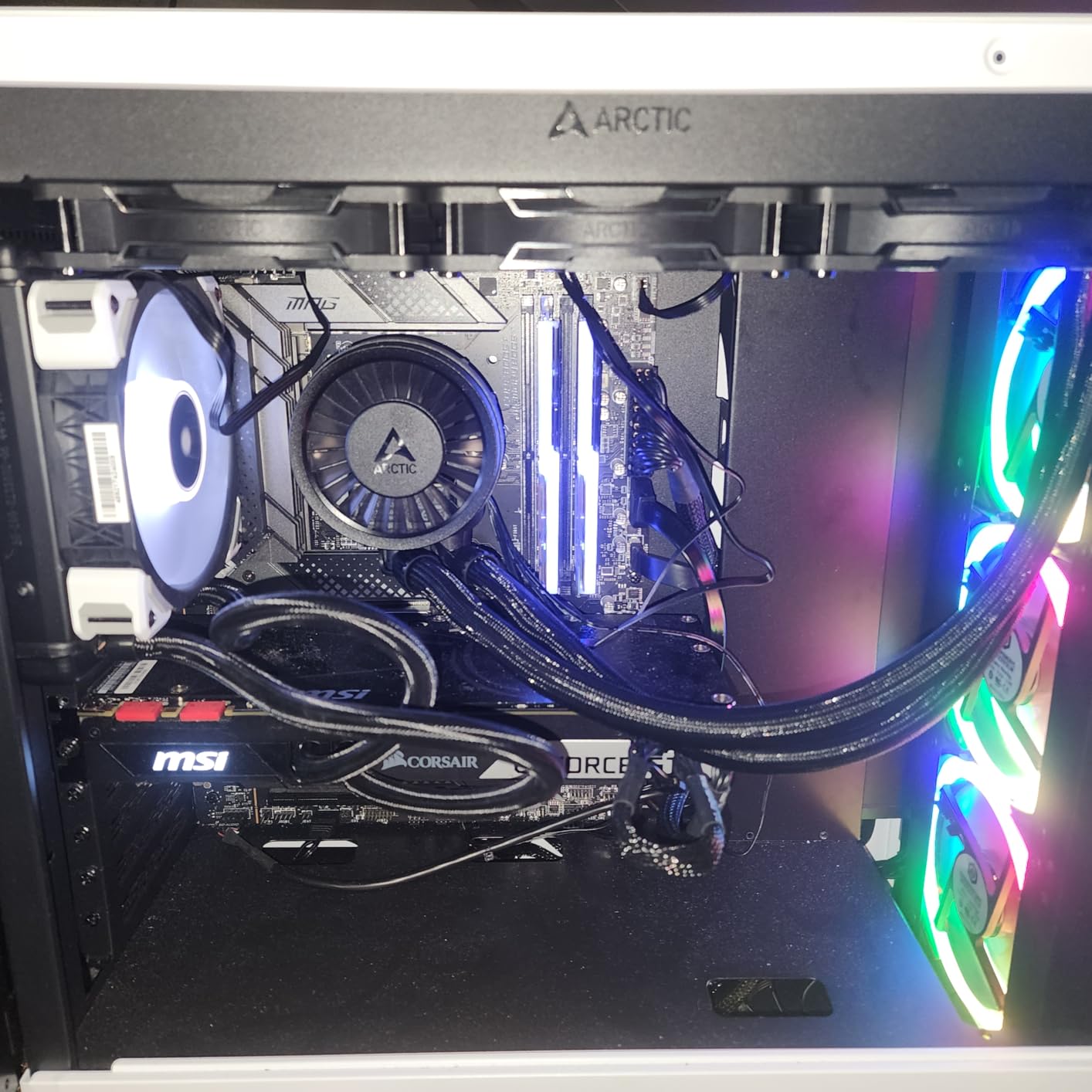 ARCTIC Liquid Freezer III Pro 360 - AIO CPU Cooler, 3 x 120 mm Water Cooling, 38 mm Radiator, PWM Pump, VRM Fan, AMD AM5/AM4, Intel LGA1851/1700 Contact Frame - Black - Customer Photo 2