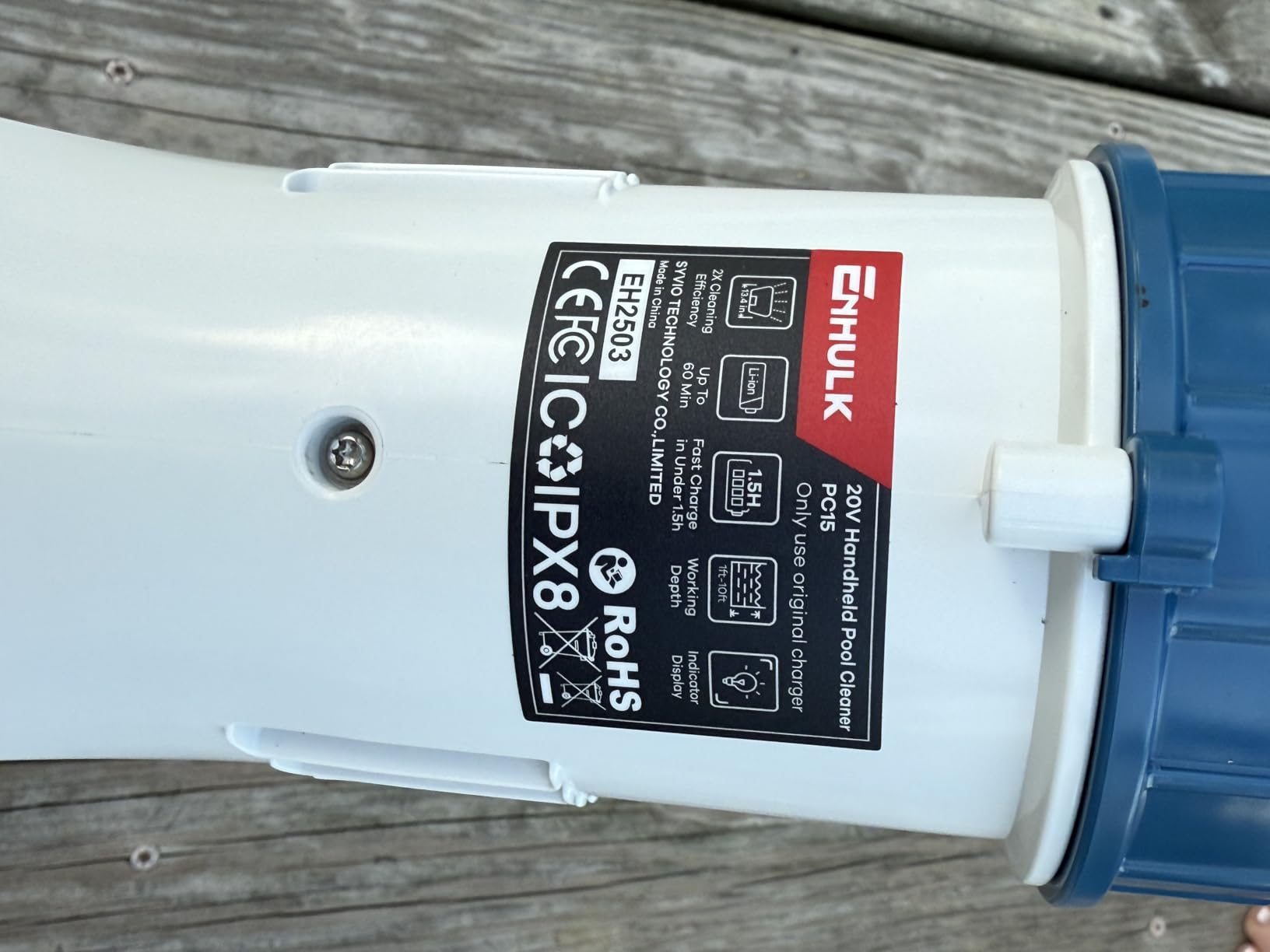 ENHULK Pool Vacuum for Above Ground Pools, 2025 Upgraded 13.4