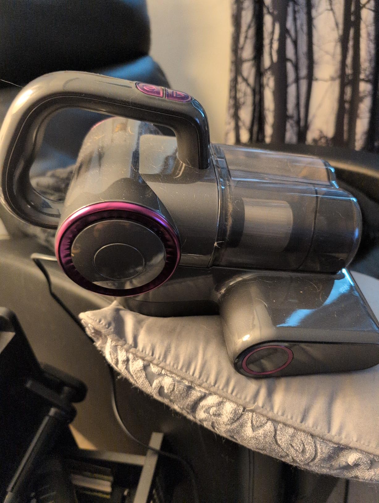 FEPPO Mattress Vacuum Cleaner, 16Kpa Bed Vacuum Cleaner with 253.7nm UV-C Light, 140°F Heat, HEPA Filter & Ultrasonic, Versatile Handheld Vacuums for Bed, Sofa, Couch, Crib - Customer Photo 3