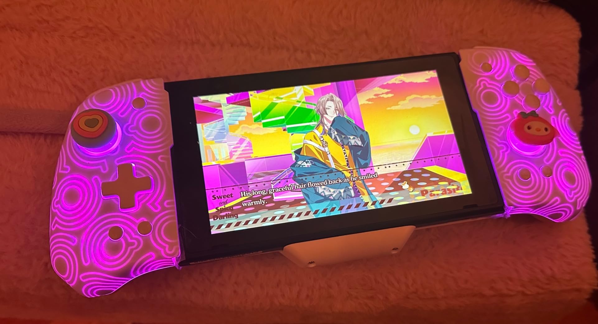 FUNLAB Switch Handheld Controller for Nintendo Switch Joycon Replacement, Camo Blue Switch Joypad Controller, Ergonomic One Piece Controles Customizable with Adjustable Color, Turbo, Mapping Customer Review FUNLAB Switch Handheld Controller for Nintendo Switch Joycon Replacement, Camo Blue Switch Joypad Controller, Ergonomic One Piece Controles Customizable with Adjustable Color, Turbo, Mapping - Customer Photo 1