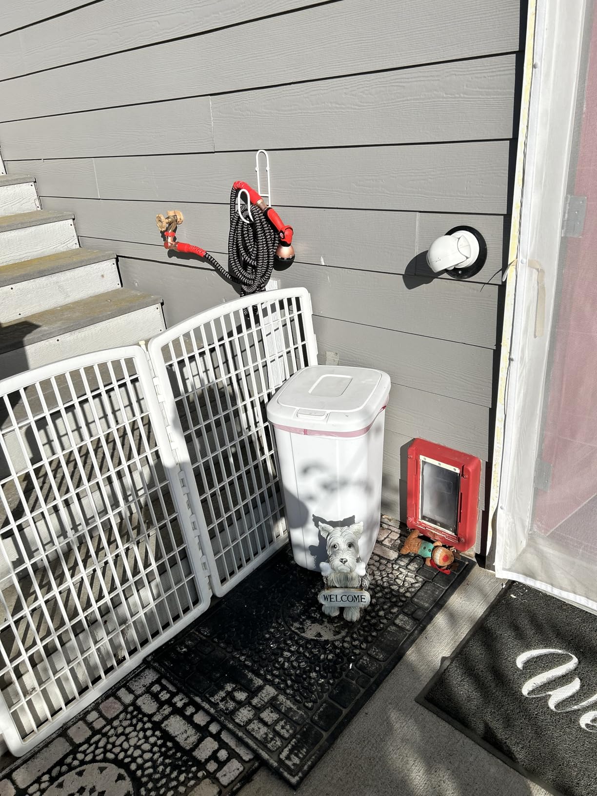 Pocket Hose Copper Head UV w/Pocket Pivot, Expandable Garden Hose 50 FT w/10 Pattern Thumb Sprayer AS-SEEN-ON-TV 650psi 3/4in Ultra-Light Solid Copper Anodized Aluminum Fittings No-Kink No-Lead - Customer Photo 1