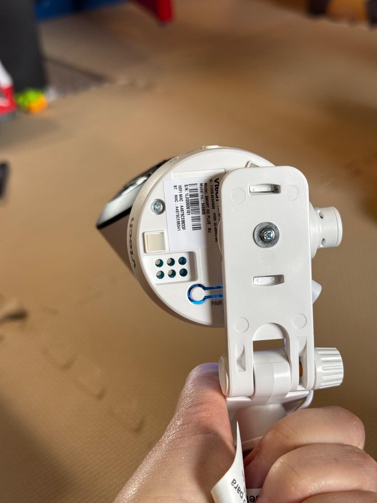 VTech Smart WiFi Baby Monitor, 2K CMOS Sensor Camera, 5.5-inch HD IPS Screen, Clear Infrared Night Vision, Pan-Tilt, 24x Zoom, 2-Way Talk, Multi-Color Night Light, Soothing, Free App: Smart HD Plus - Customer Photo 2