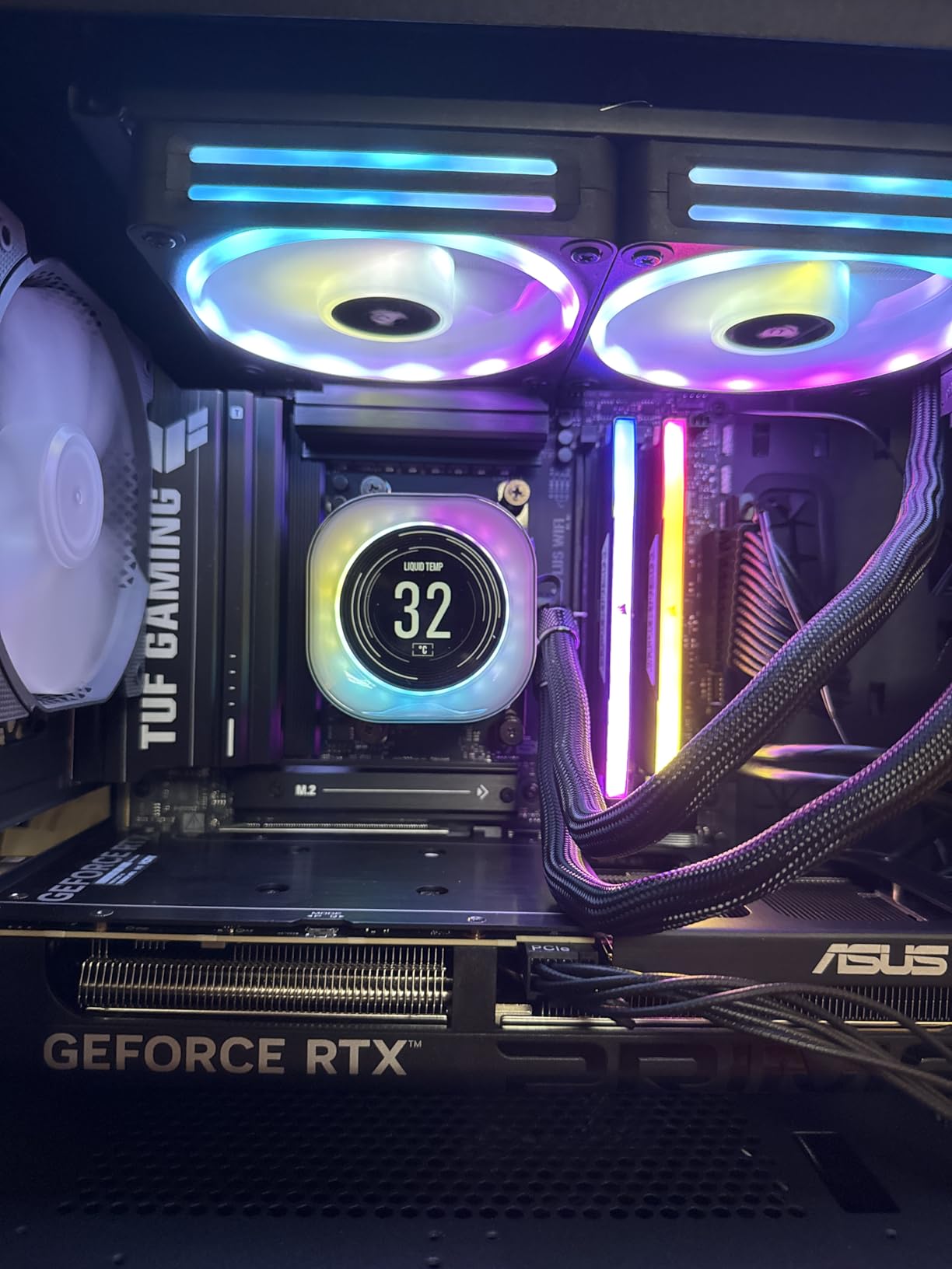 ASUS TUF Gaming B850-PLUS WiFi AMD AM5 B850 ATX Motherboard, 14+2+1 80A Stages, AI Ready, DDR5, PCIe 5.0, 3X M.2, Wi-Fi 7, 2.5Gb LAN, DisplayPort, HDMI™, USB 10Gbps & 20Gbps Type-C®, BIOS Flashback™ - Customer Photo 2