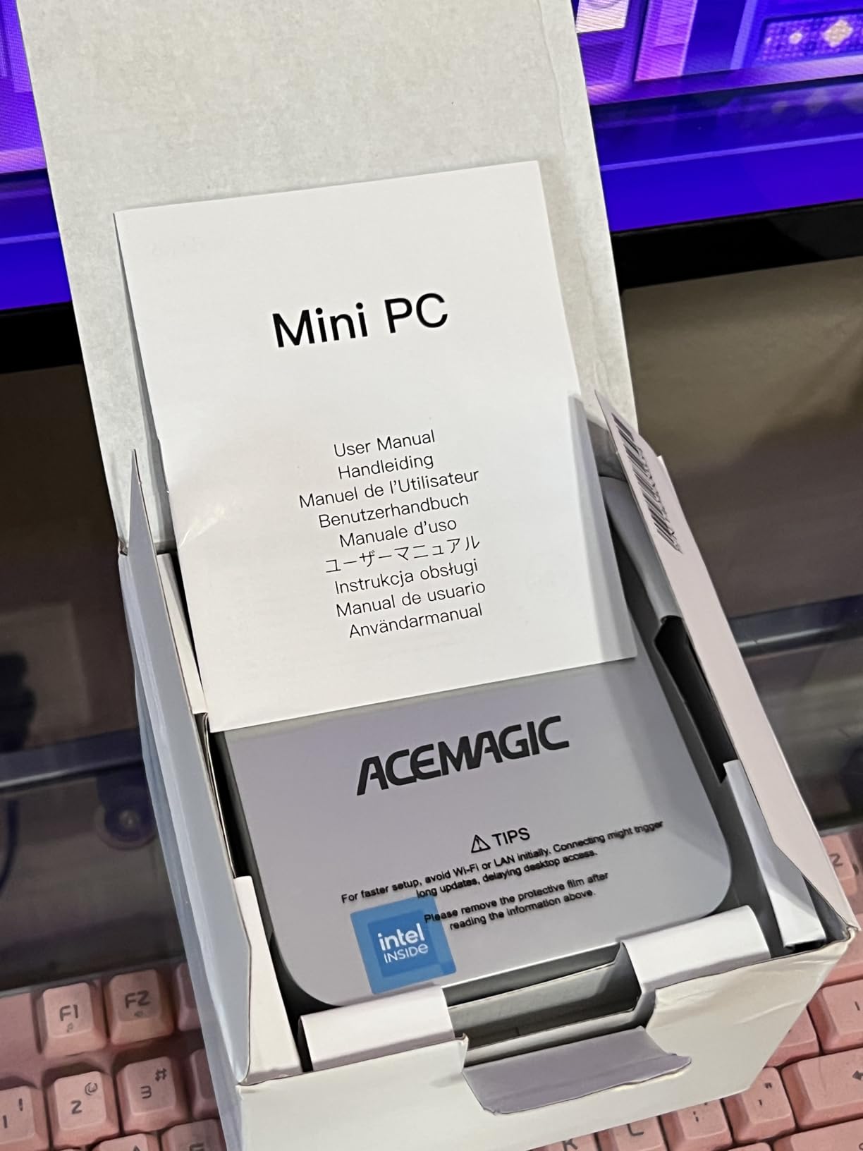 ACEMAGIC Vista V1 N97 Mini PC, 16GB DDR4 RAM, 512GB SSD, 12th Gen N97 (up to 3.6GHz), Small Desktop Computer, 4K Dual Display, WiFi, VESA, Win 11 Pro Preinstalled - Customer Photo 2