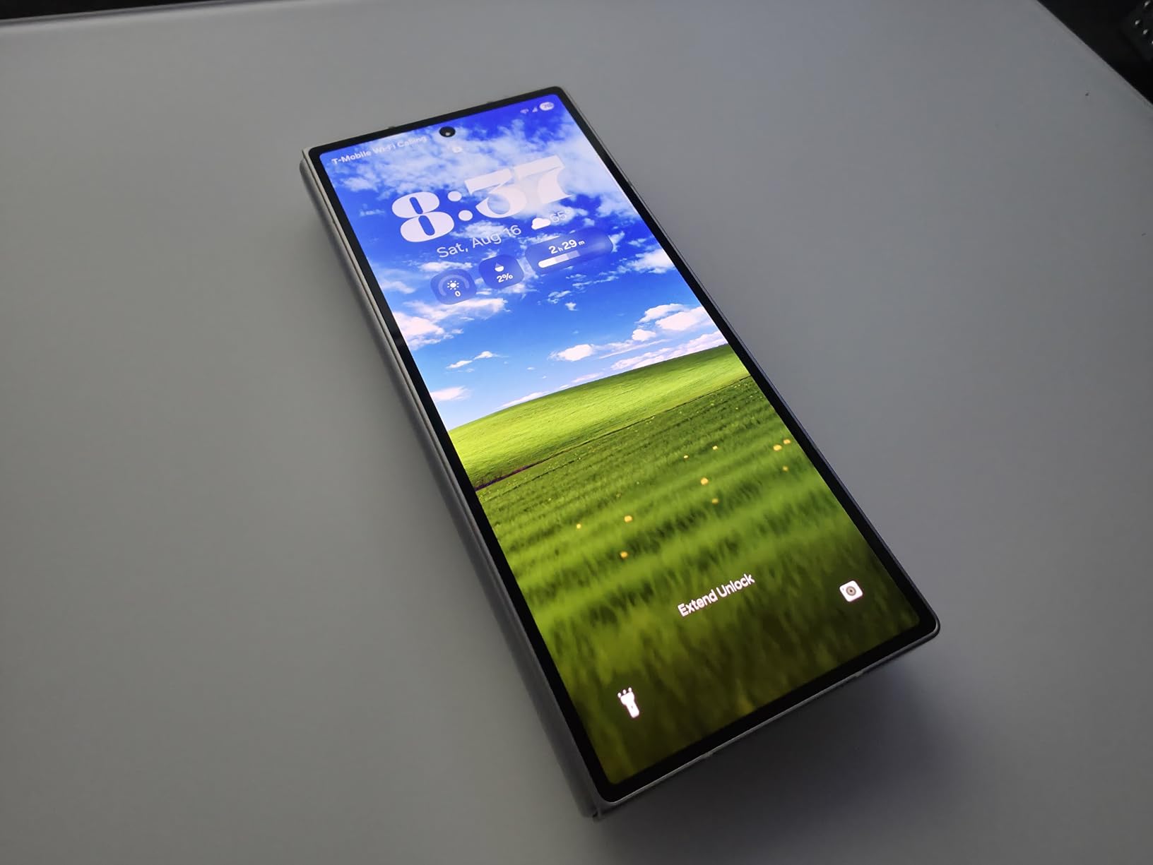 Samsung Galaxy Z Fold 6 AI Cell Phone, 256GB Unlocked Silver Shadow (Renewed) - Customer Photo 1