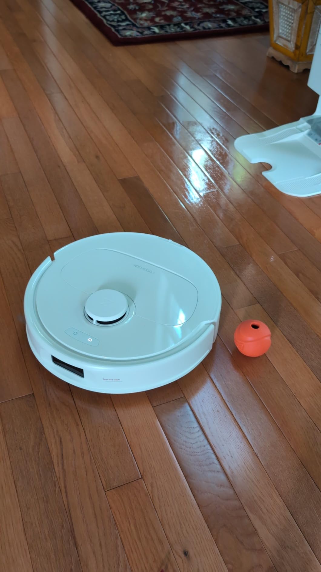 roborock Qrevo Series Robot Vacuum and Mop, 8000Pa Suction, Upgraded from Qrevo S, Anti-Tangle Brushes, Smart Obstacle Avoidance, Auto Mop Washing, All-in-One Dock, 200RPM Spinning Mops, Black(QV 35A) Customer Review roborock Qrevo Series Robot Vacuum and Mop, 8000Pa Suction, Upgraded from Qrevo S, Anti-Tangle Brushes, Smart Obstacle Avoidance, Auto Mop Washing, All-in-One Dock, 200RPM Spinning Mops, Black(QV 35A) - Customer Photo 1