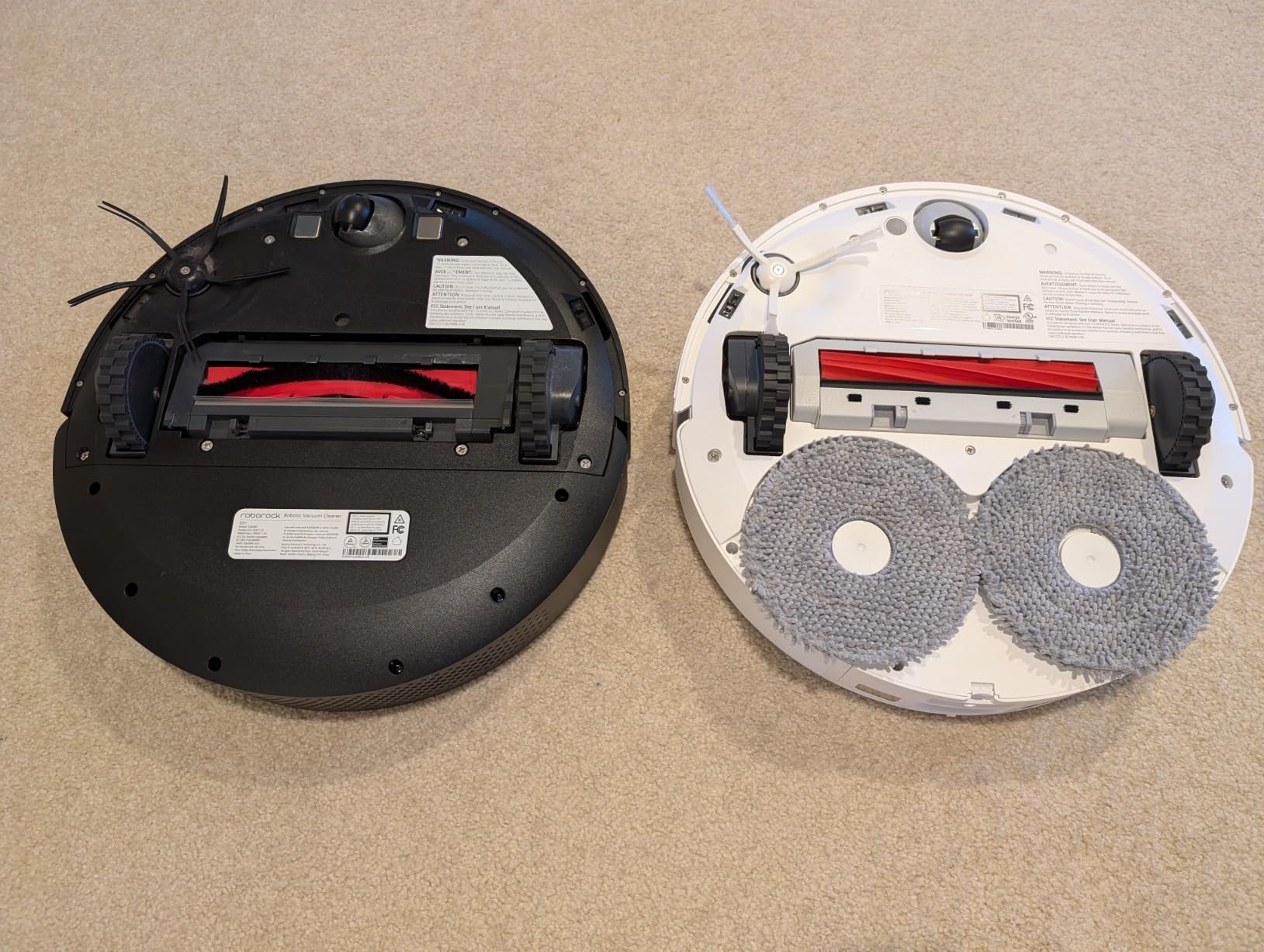 roborock Qrevo Series Robot Vacuum and Mop, 8000Pa Suction, Upgraded from Qrevo S, Anti-Tangle Brushes, Smart Obstacle Avoidance, Auto Mop Washing, All-in-One Dock, 200RPM Spinning Mops, Black(QV 35A) - Customer Photo 4