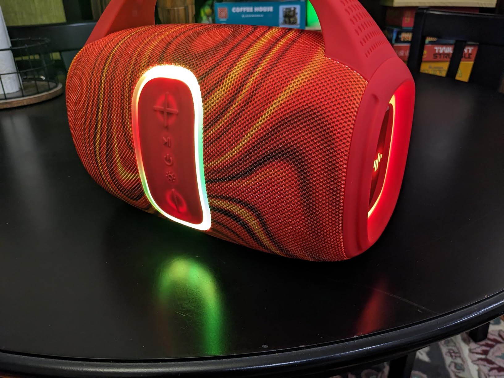 Stromberg - Groove Portable Bluetooth Speaker, 30W Power, 12-Hour Playtime, AUX Compatible - Red - Customer Photo 2