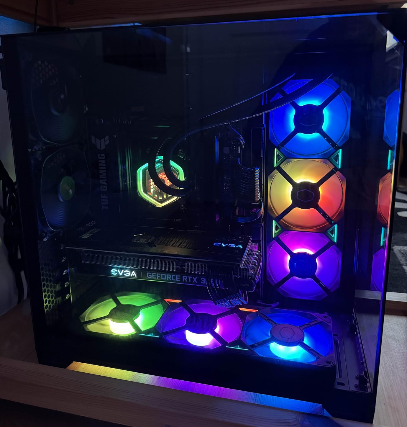 Cooler Master MF120 Lite Case|Liquid Cooler|Air Cooler 3-Pack Fan, 120mm aRGB Lighting, aRGB Splitter, Dynamic PWM 1,750 RPM, Air Balance Blades, Hybrid | PBT Frame Customer Review Cooler Master MF120 Lite Case|Liquid Cooler|Air Cooler 3-Pack Fan, 120mm aRGB Lighting, aRGB Splitter, Dynamic PWM 1,750 RPM, Air Balance Blades, Hybrid | PBT Frame - Customer Photo 1