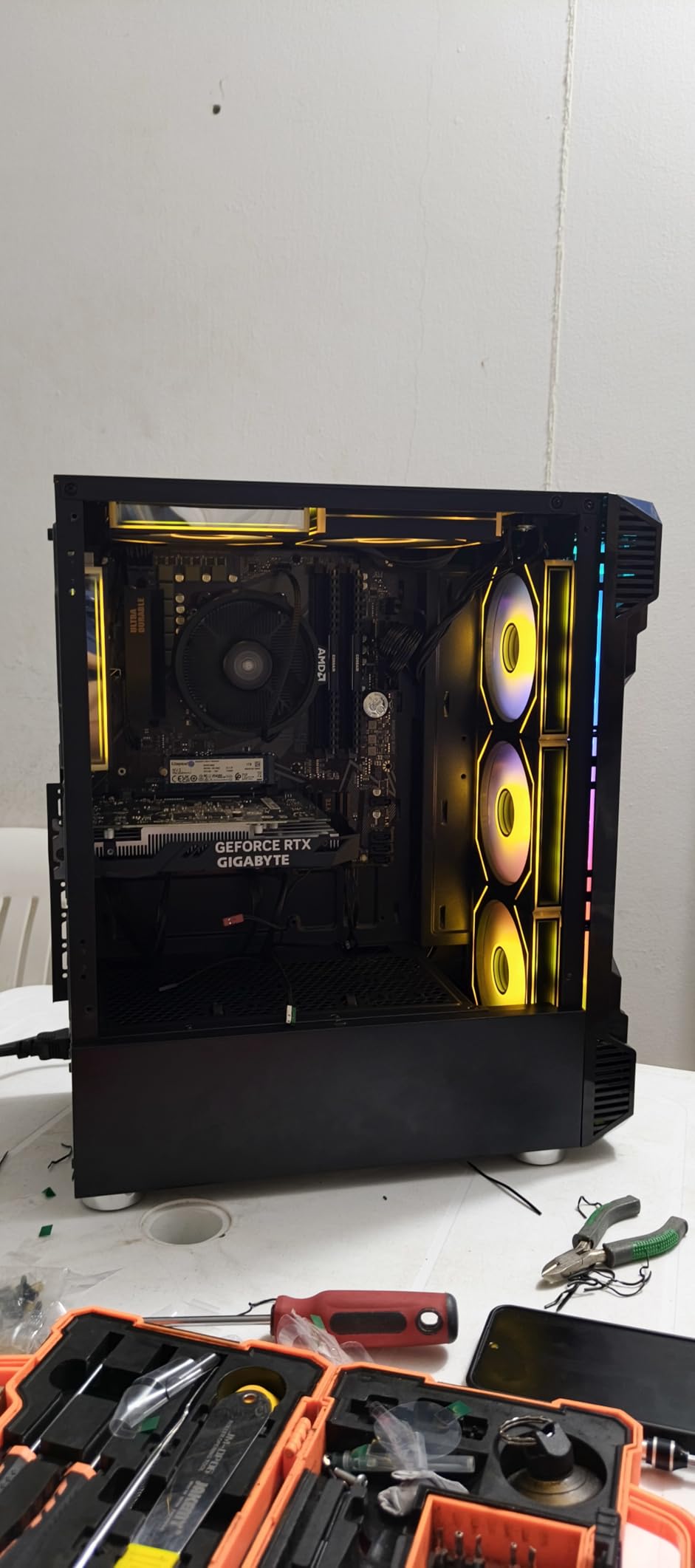 GIGABYTE GeForce RTX 3050 WINDFORCE OC V2 6G Graphics Card, 2X WINDFORCE Fans, 6GB GDDR6 96-bit GDDR6, GV-N3050WF2OCV2-6GD Graphics Card Customer Review GIGABYTE GeForce RTX 3050 WINDFORCE OC V2 6G Graphics Card, 2X WINDFORCE Fans, 6GB GDDR6 96-bit GDDR6, GV-N3050WF2OCV2-6GD Graphics Card - Customer Photo 1