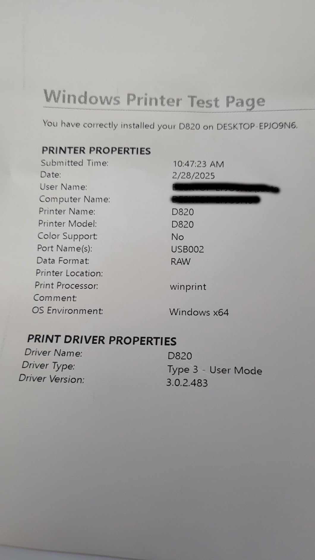 Portable Printers Wireless for Travel, D820 Thermal Printer Support Sizes from 8.5