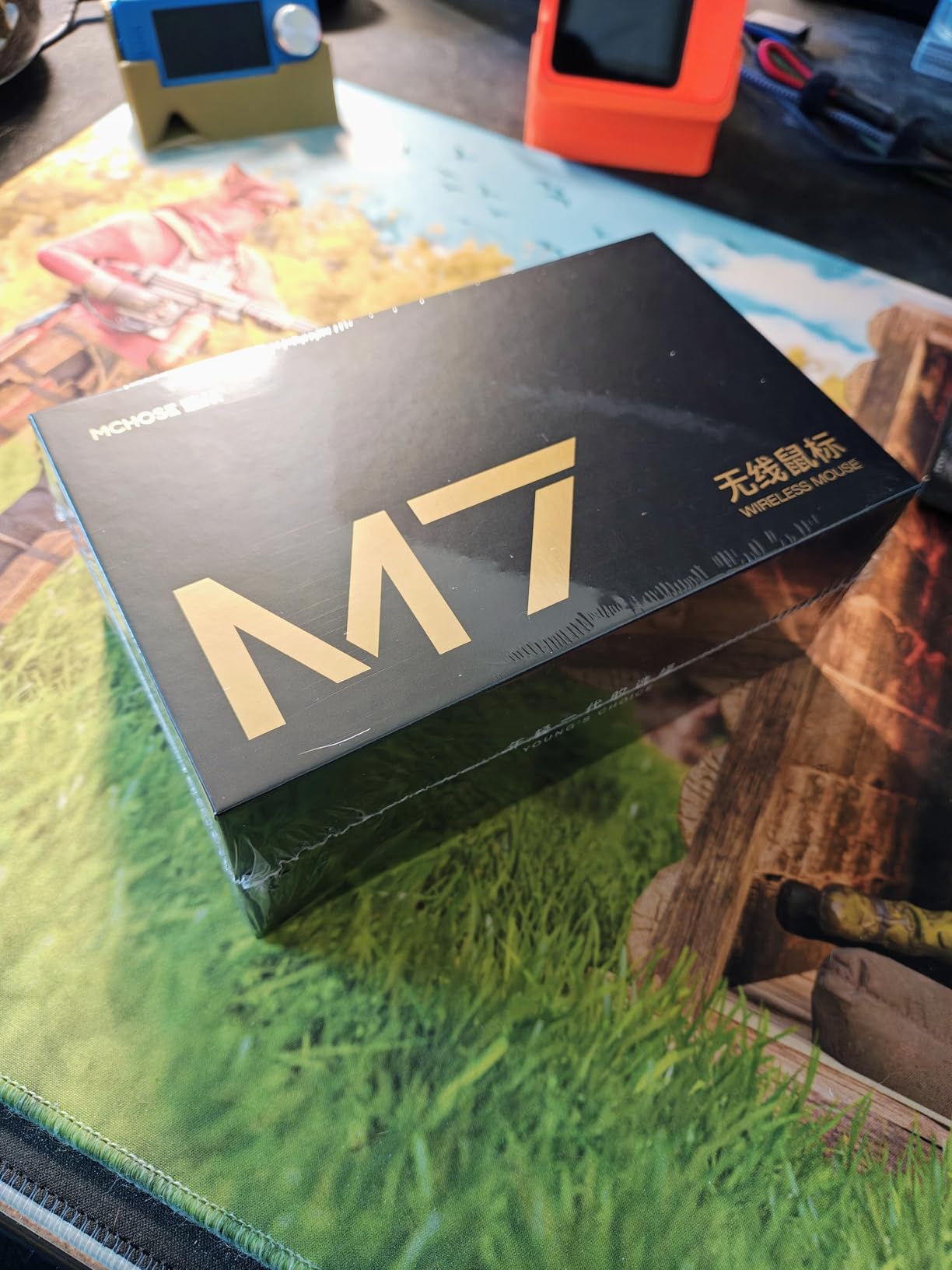 MCHOSE M7 Pro Wireless Gaming Mouse, 8K Polling, 55g Lightweight Ergonomic Computer Mouse PAW3395 Optical Sensor 650 IPS, 26000 DPI, 6 Programmable Controls USB-C 3-Modes PC/Mac White - Customer Photo 5