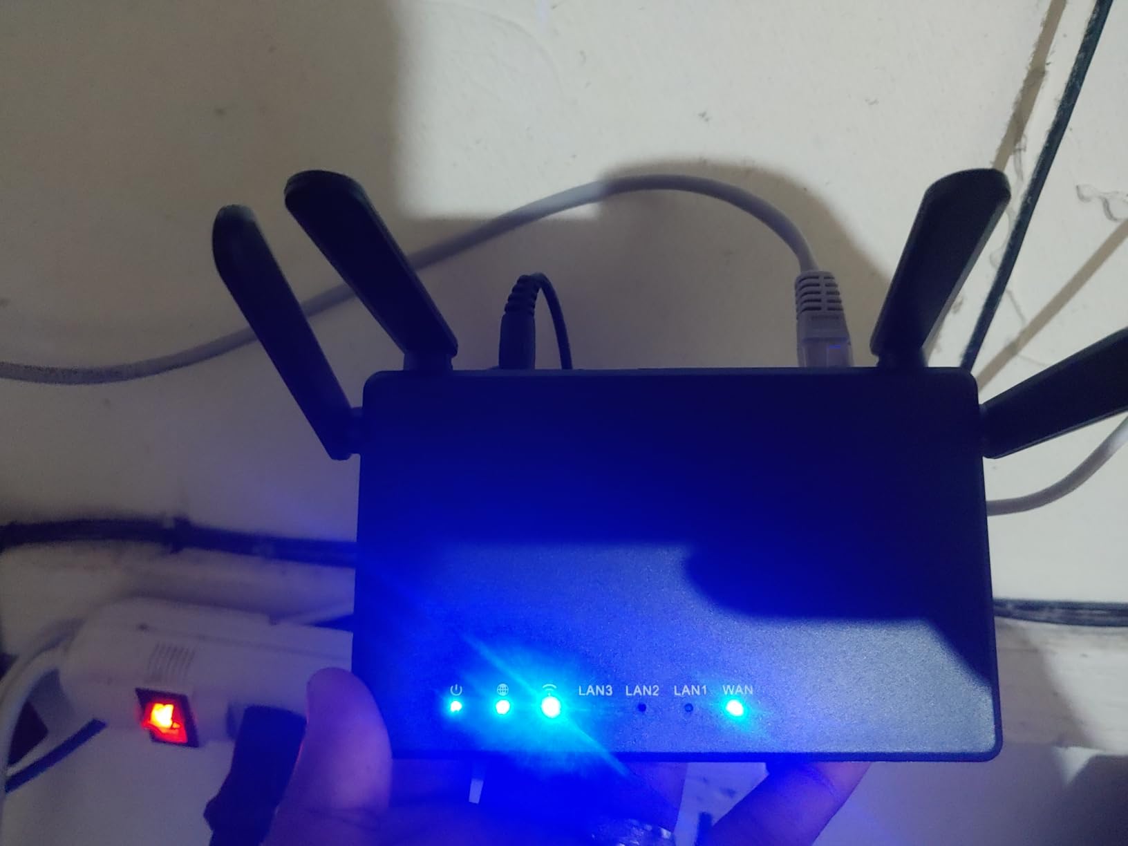 KKH 2.4ghz WiFi Router, Portable Travel Easy Setup Wireless Internet Network Pocket-Sized Long Range Wi-Fi Routers, High Speed up to 300mbps for Hotel Home Smart TV PC Computer Phone Gaming - Customer Photo 1