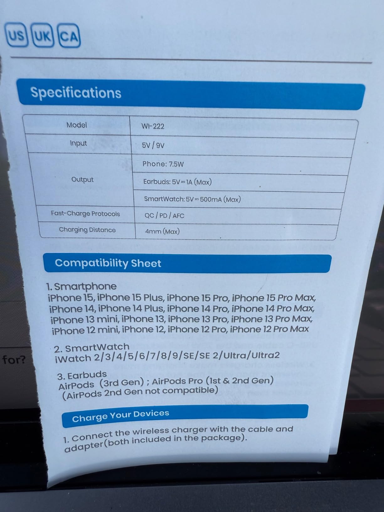 INIU 3 in 1 Wireless Charging Station, Qi2 Certified 15W Travel Charger for Apple Multiple Devices, Foldable Charger Stand for iPhone 17 16 15 14 13 12 Series Apple Watch AirPods (with Adapter) - Customer Photo 4