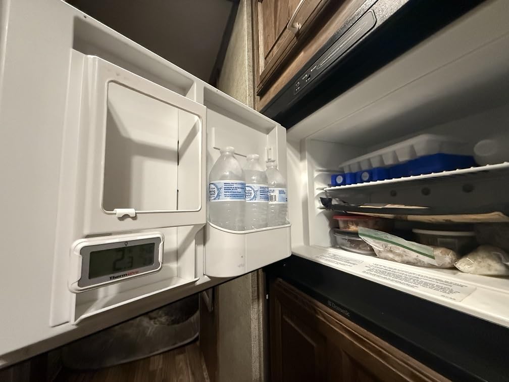 ThermoPro Refrigerator Thermometer with Large Backlit LCD Display, Waterproof Freezer Fridge Thermometer 2 Pack with Max/Min Record, Easy Battery Replacement, Magnetic & Stand Options for Room, Cooler - Customer Photo 2