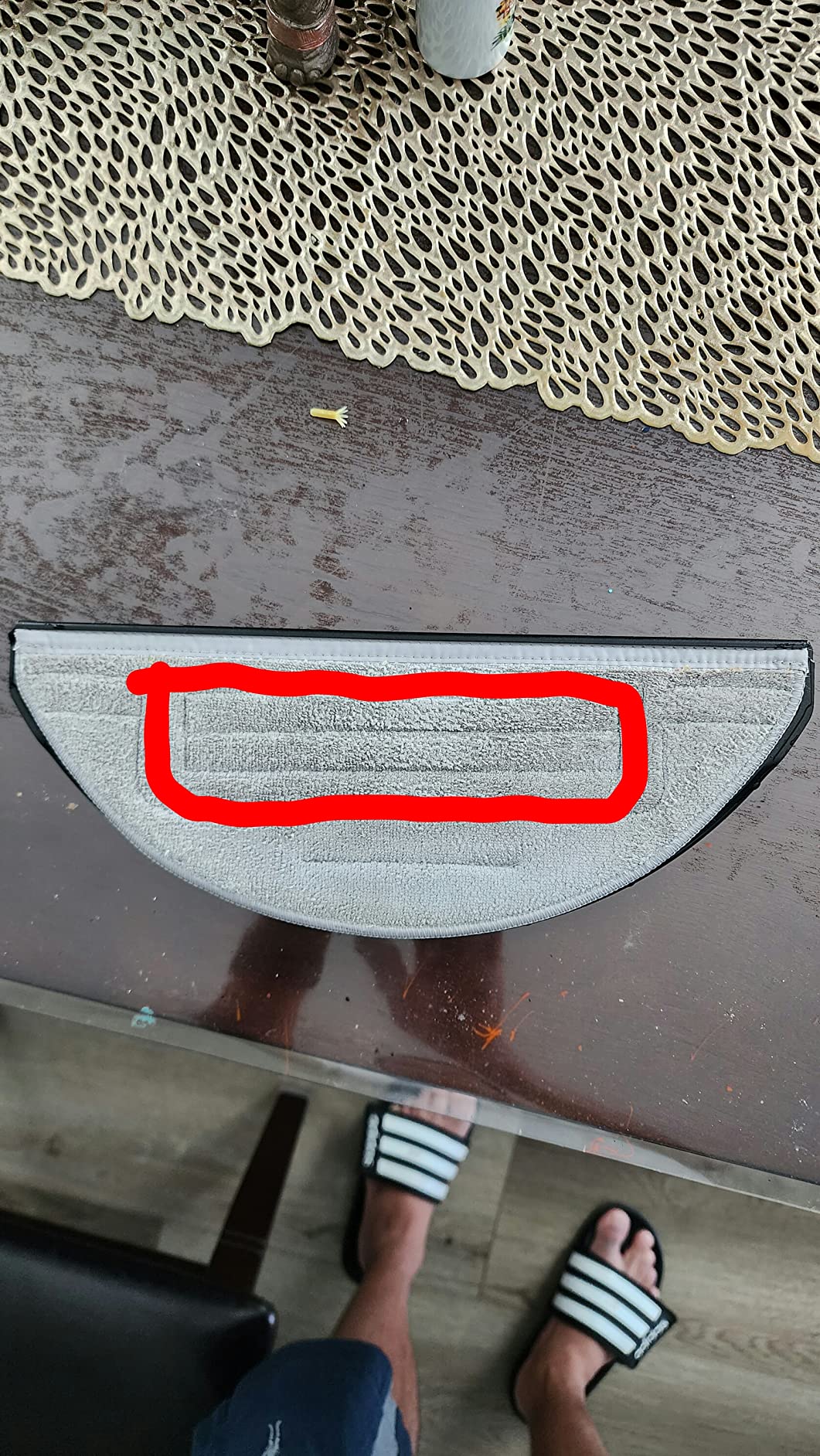 roborock Q10 S5 Robot Vacuum and Mop Cleaner, 10000Pa HyperForce Suction, Dual Anti-Tangle System, Auto-Lifting Mop, ReactiveTech Obstacle Avoidance, App Control, for Pet Hair and Carpet, White - Customer Photo 3