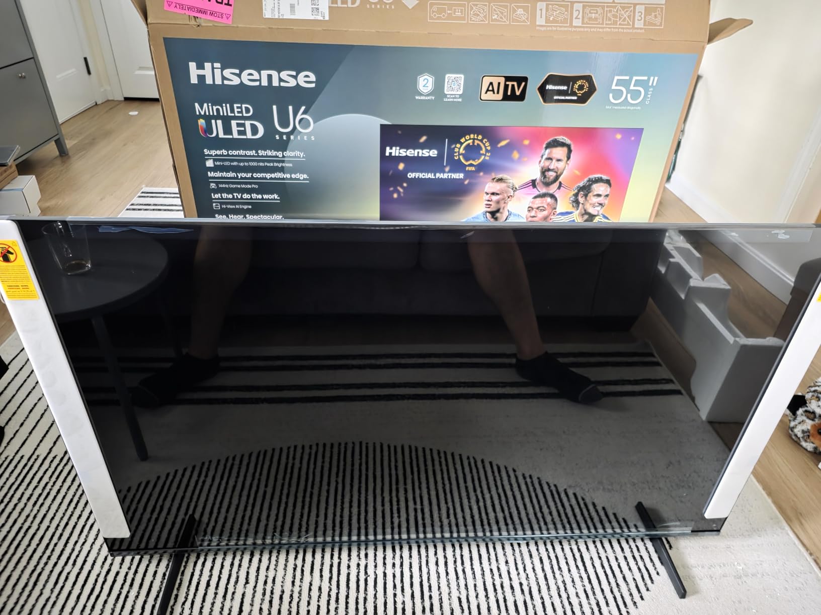 TCL 65-Inch Class QM6K Series QD-Mini LED 4K UHD Google Smart TV Best Value Mini-LED TV - QLED, 144hz, 288hz Gaming Rate, High Contrast Screen, Onkyo Audio, Dolby Atmos (65QM6K, 2025 Model) - Customer Photo 2